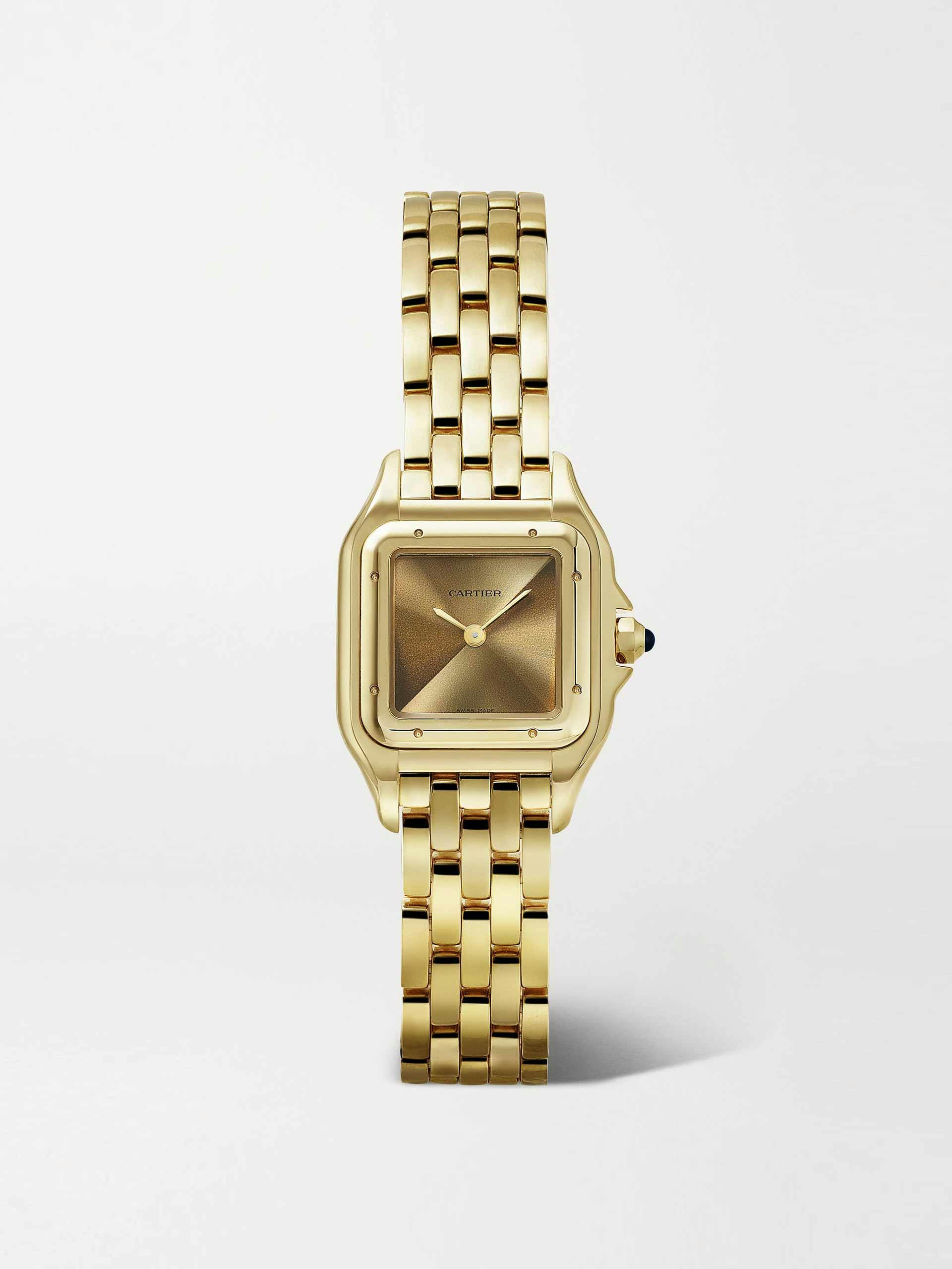 Panthère de Cartier small gold watch