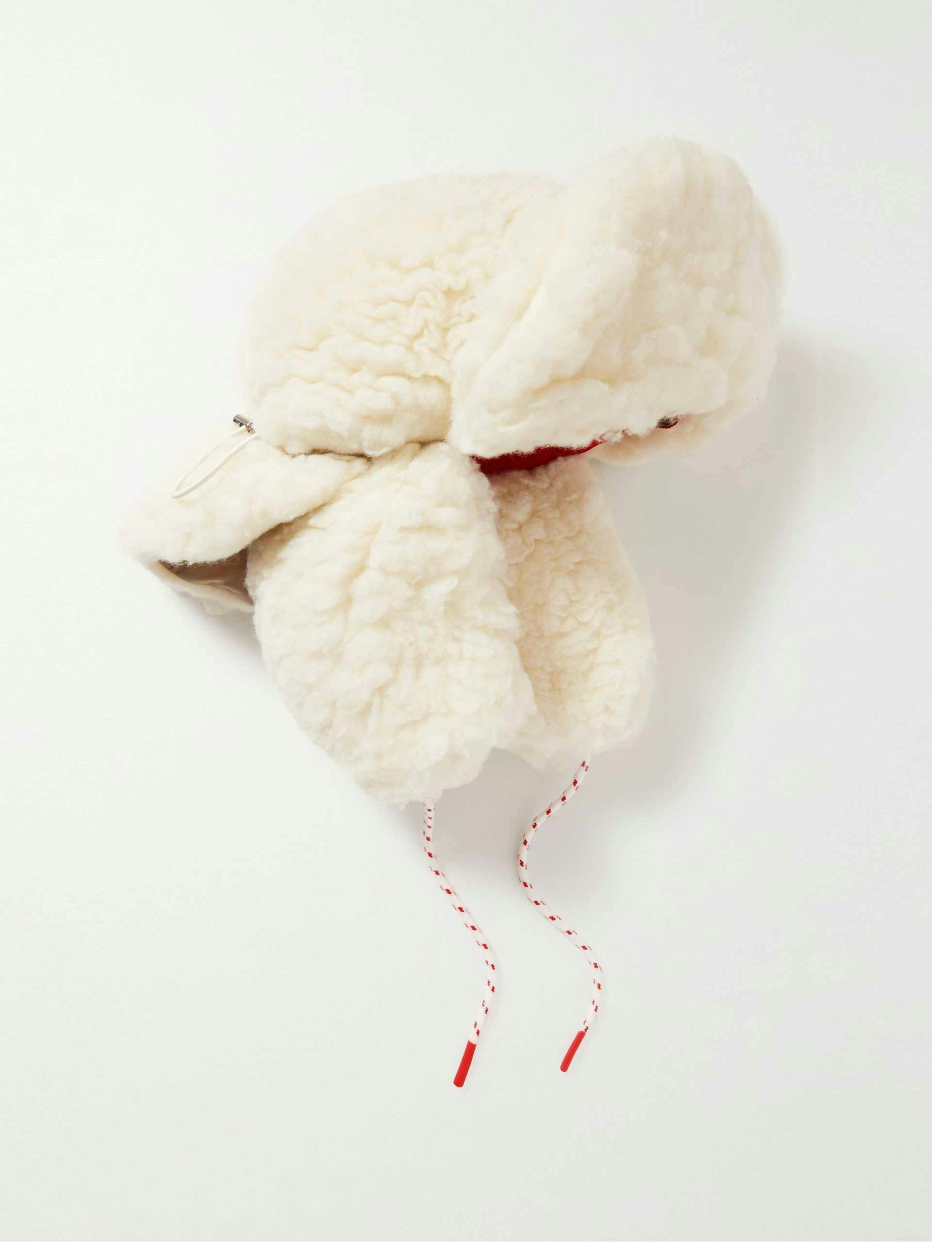 Summit wool-blend faux shearling hat