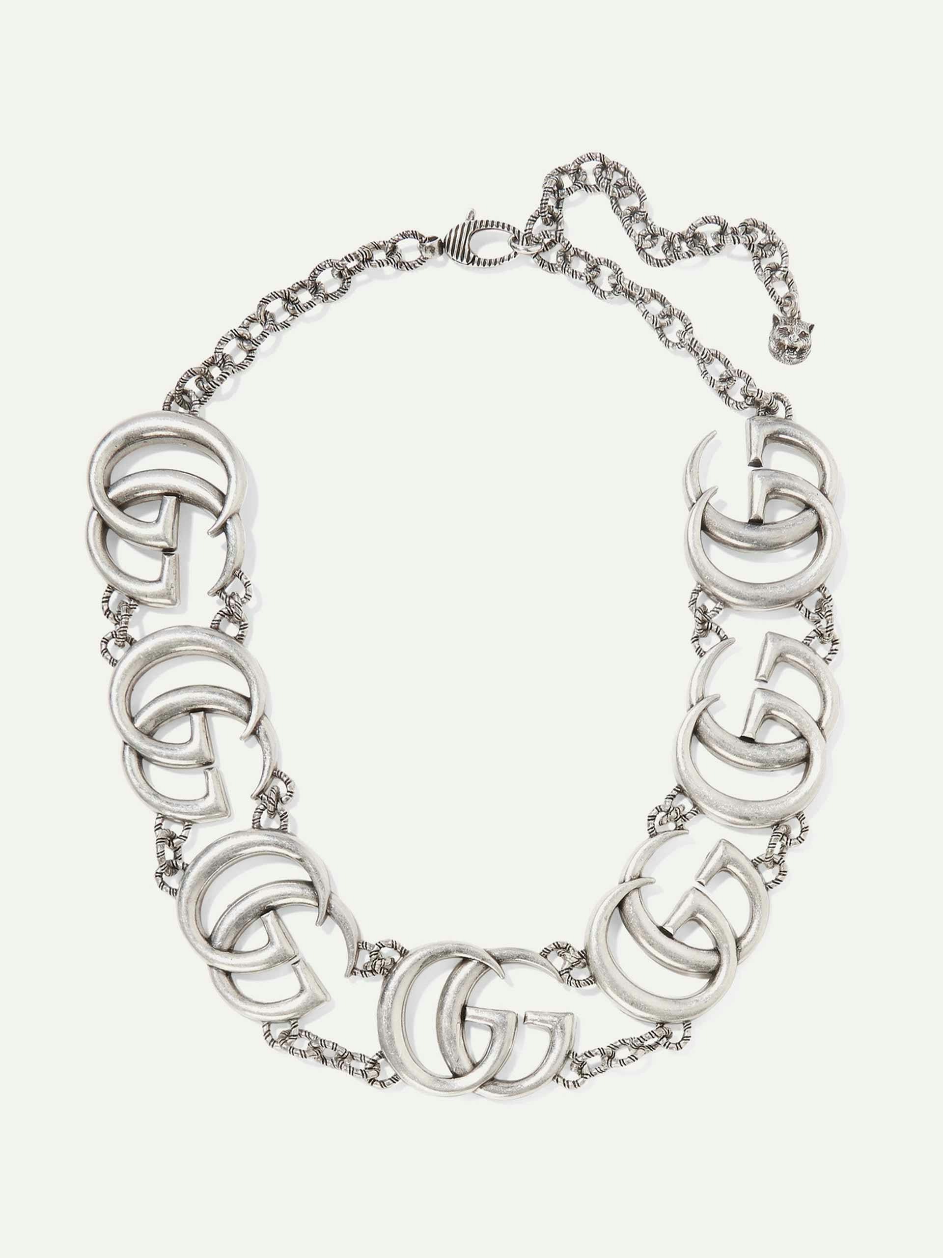 Silver-plated necklace