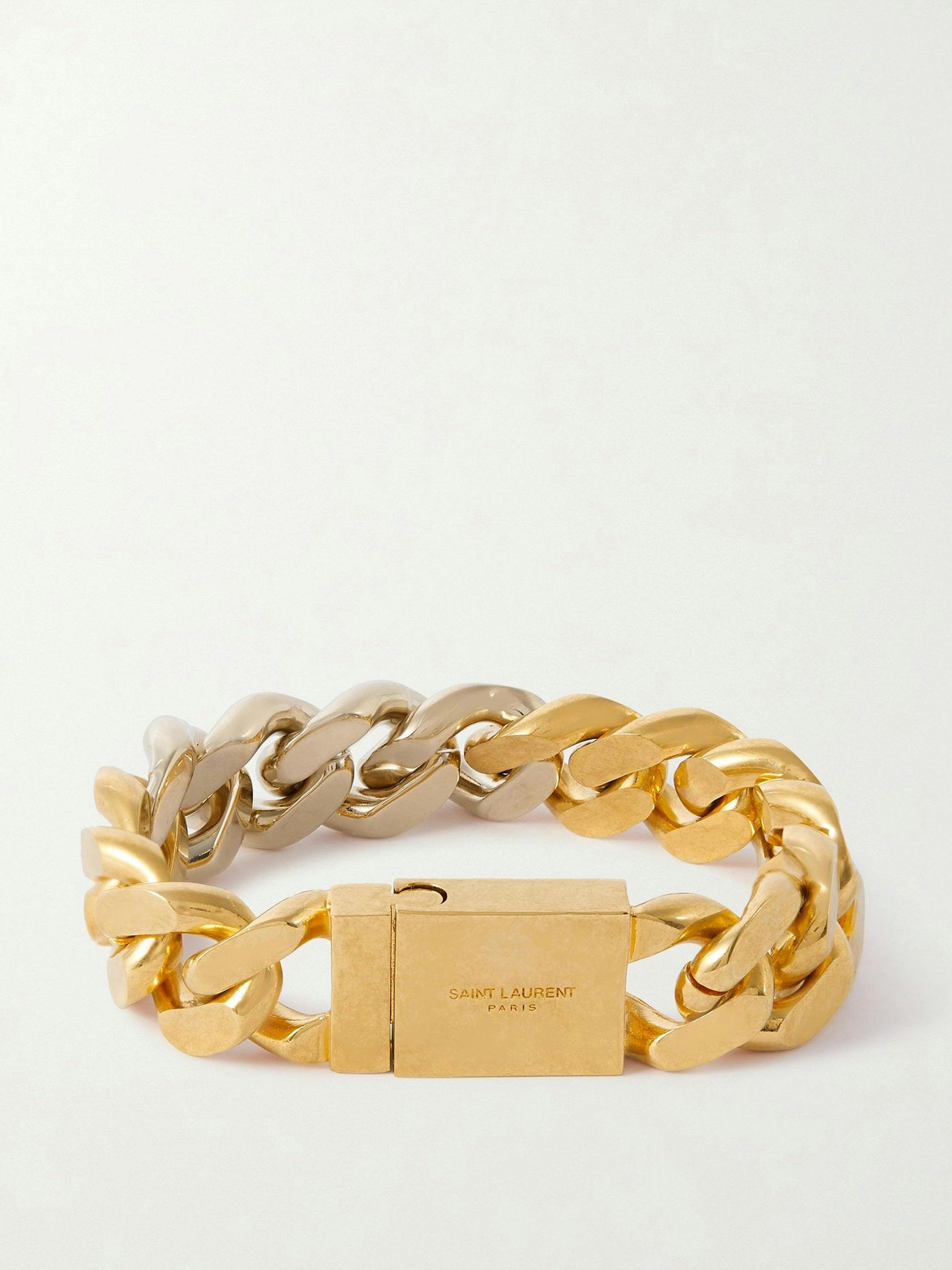 Chunky gold-tone bracelet