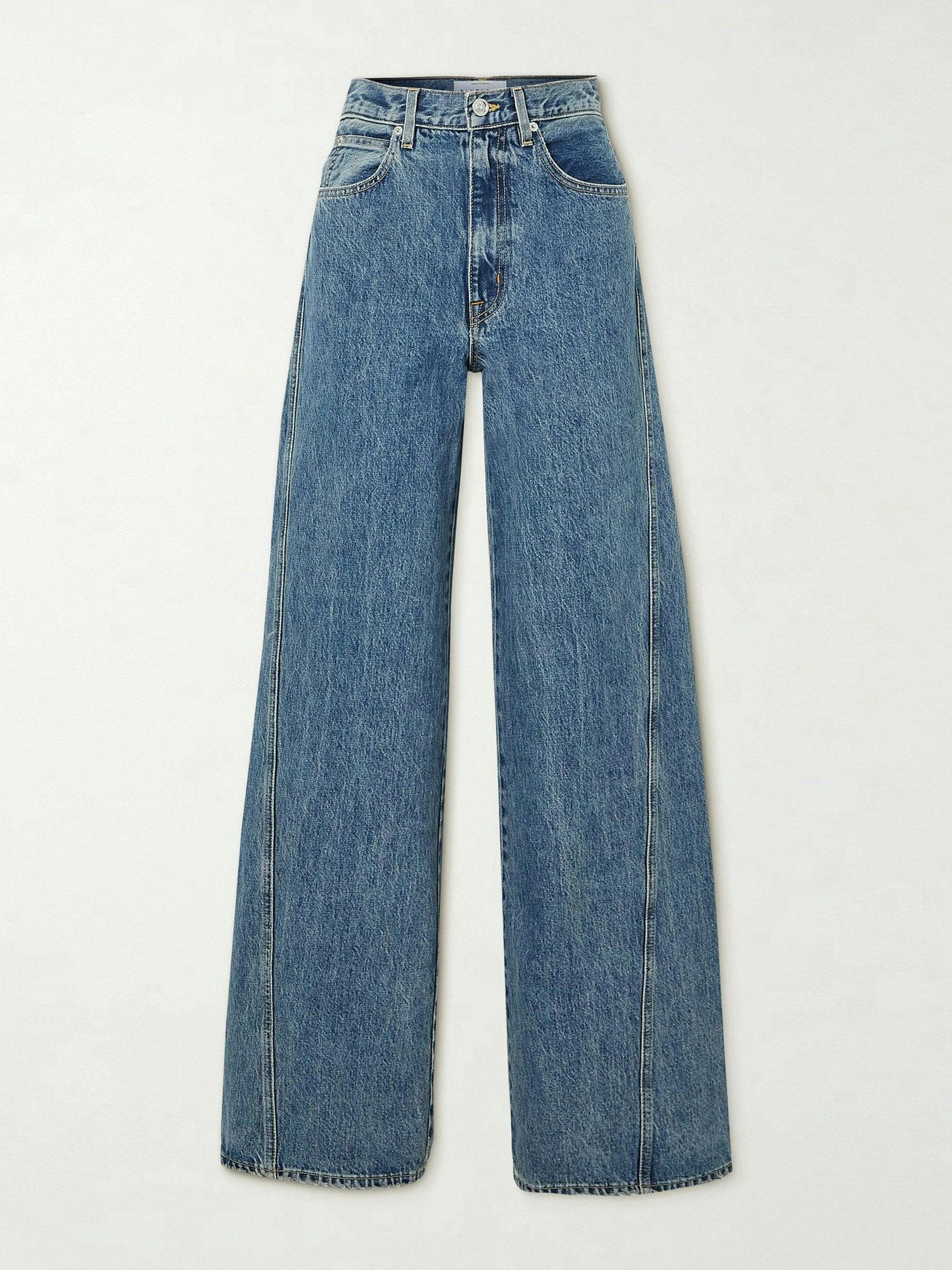 Eva high-rise wide-leg jeans