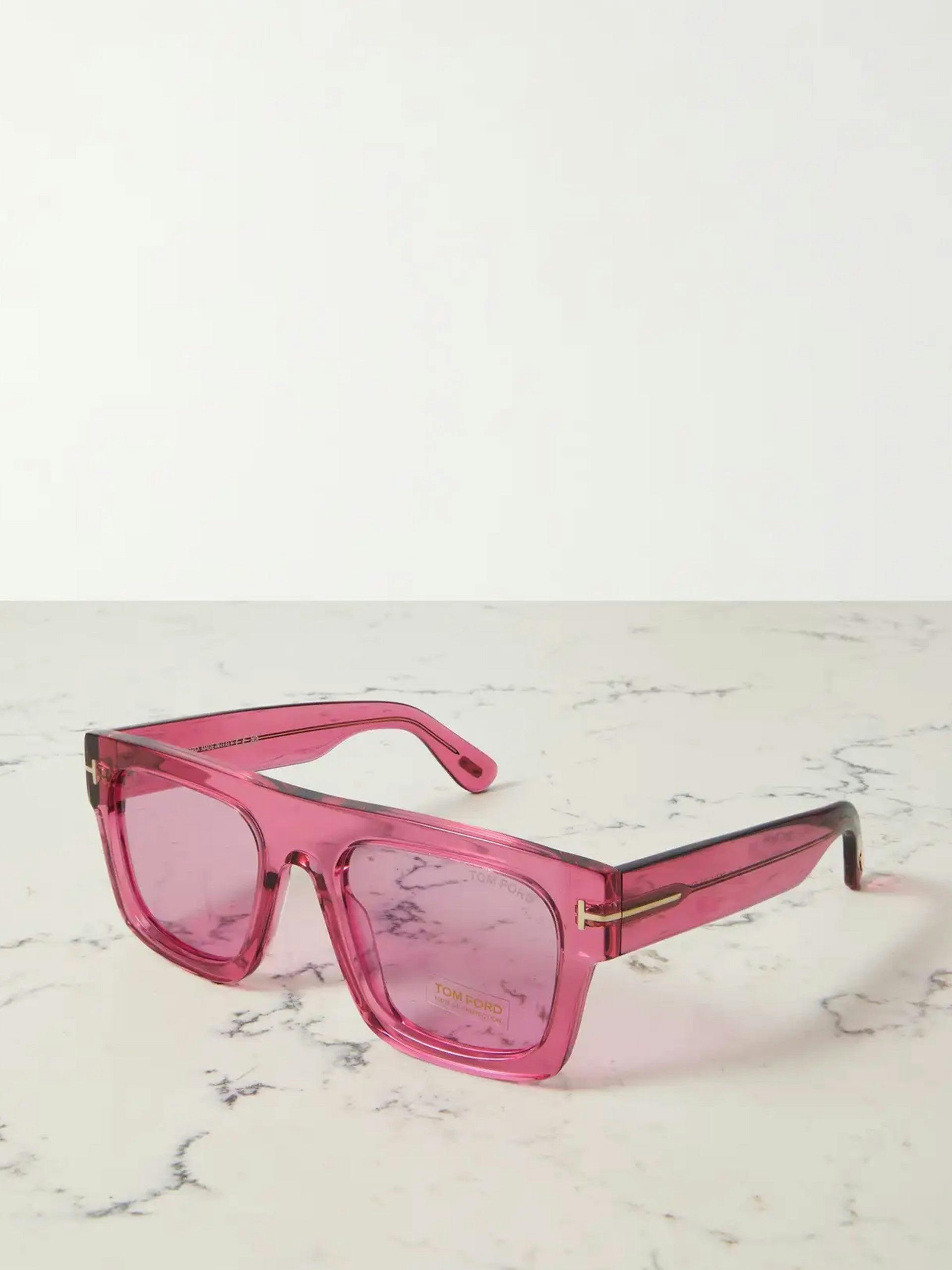 Fausto square-frame acetate sunglasses