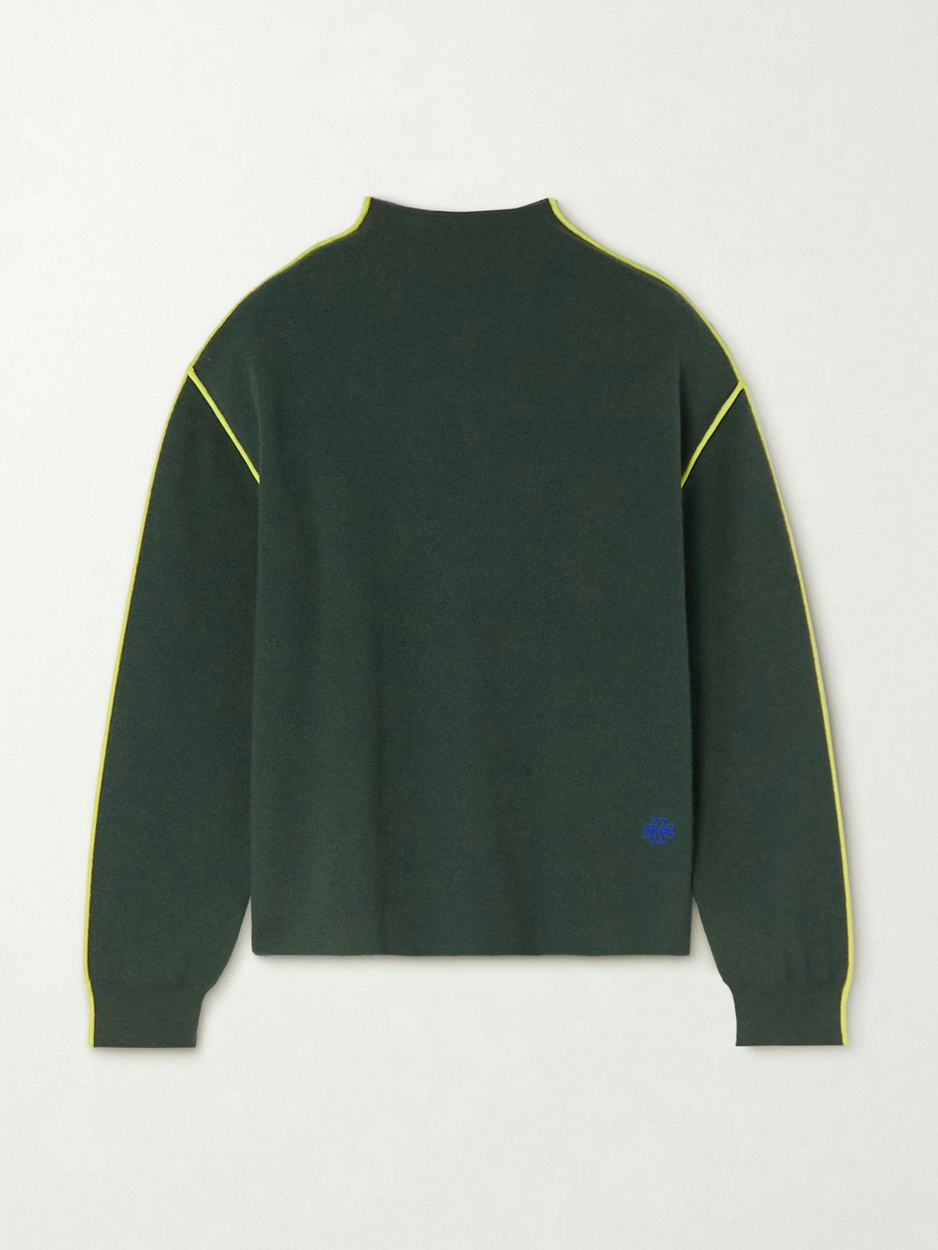 Dark green wool jumper