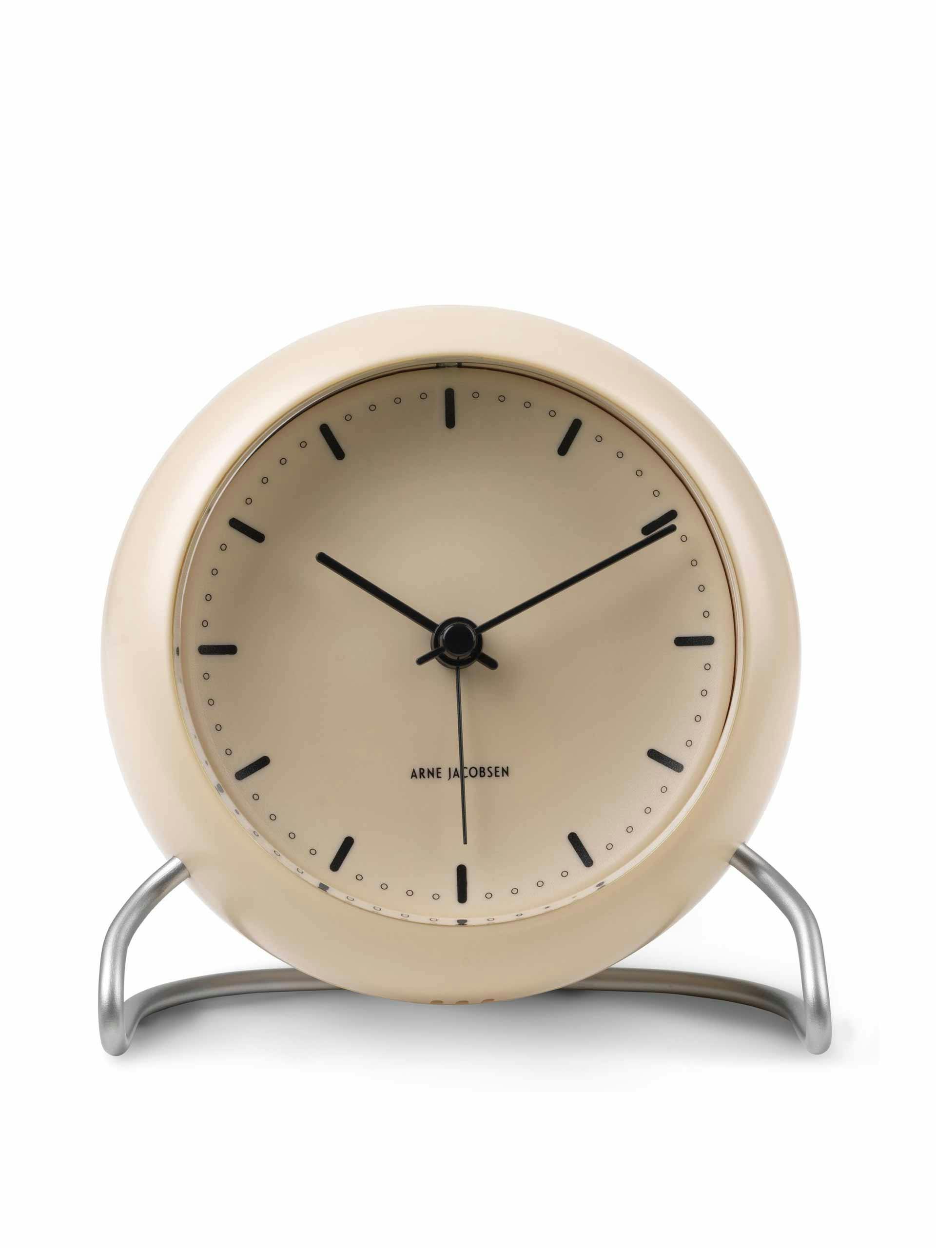 Beige table clock
