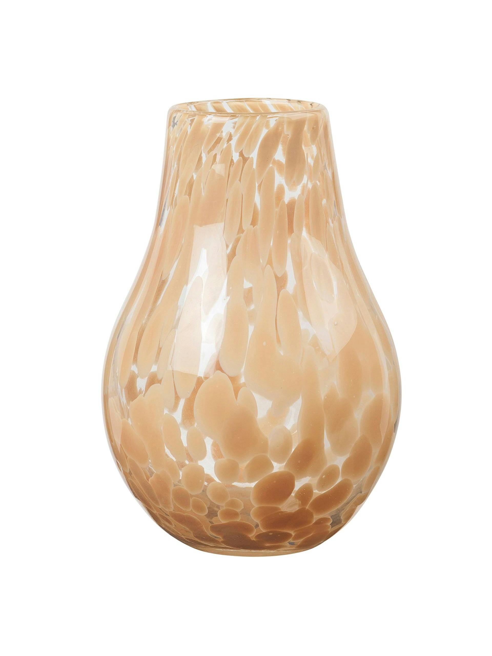 Orange spot vase