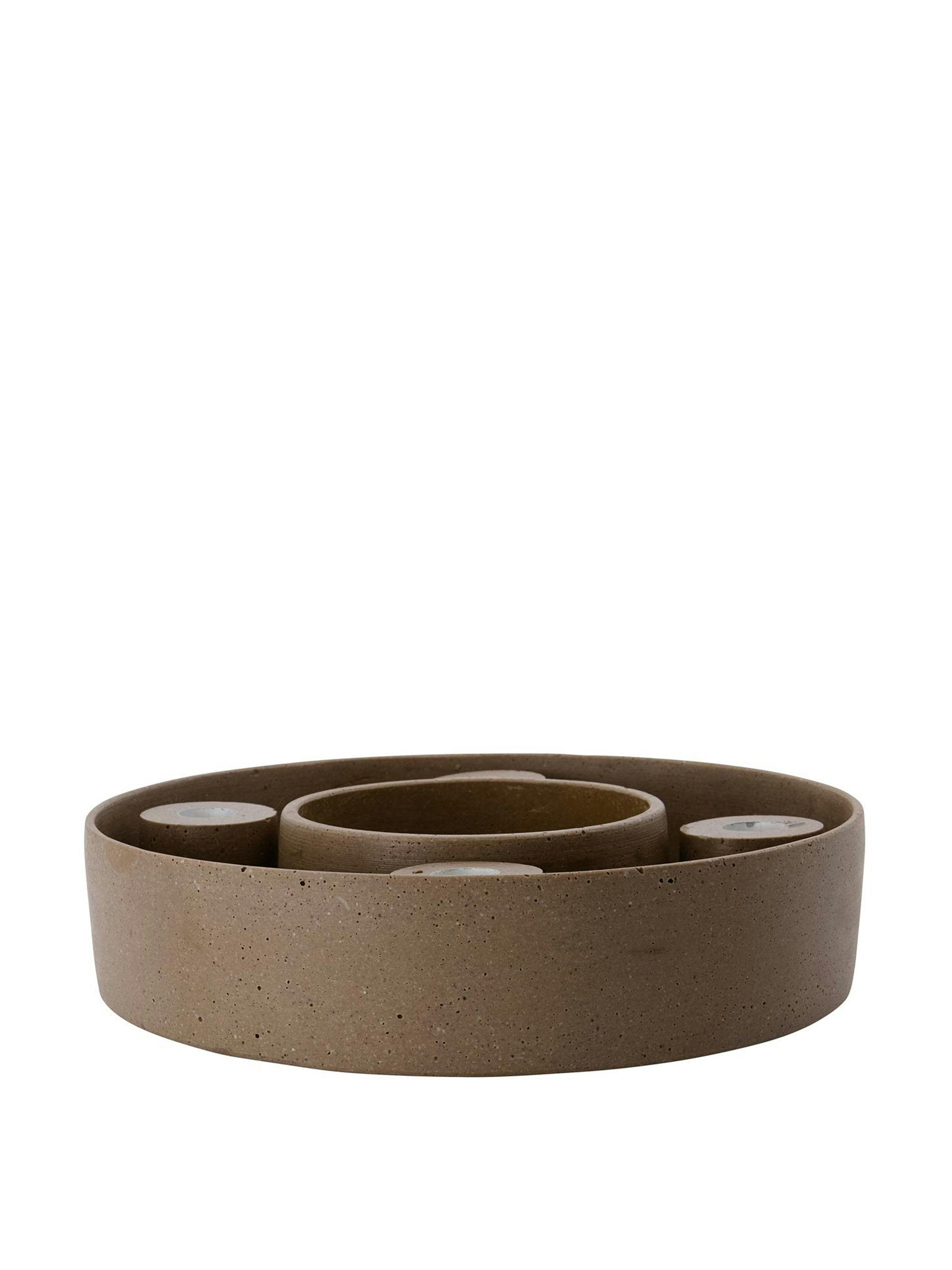 The Ring concrete candle holder
