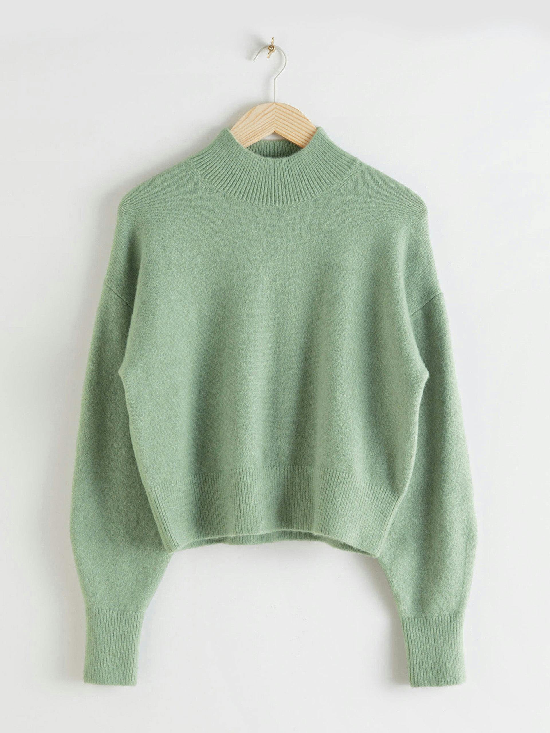 Mock-neck sweater