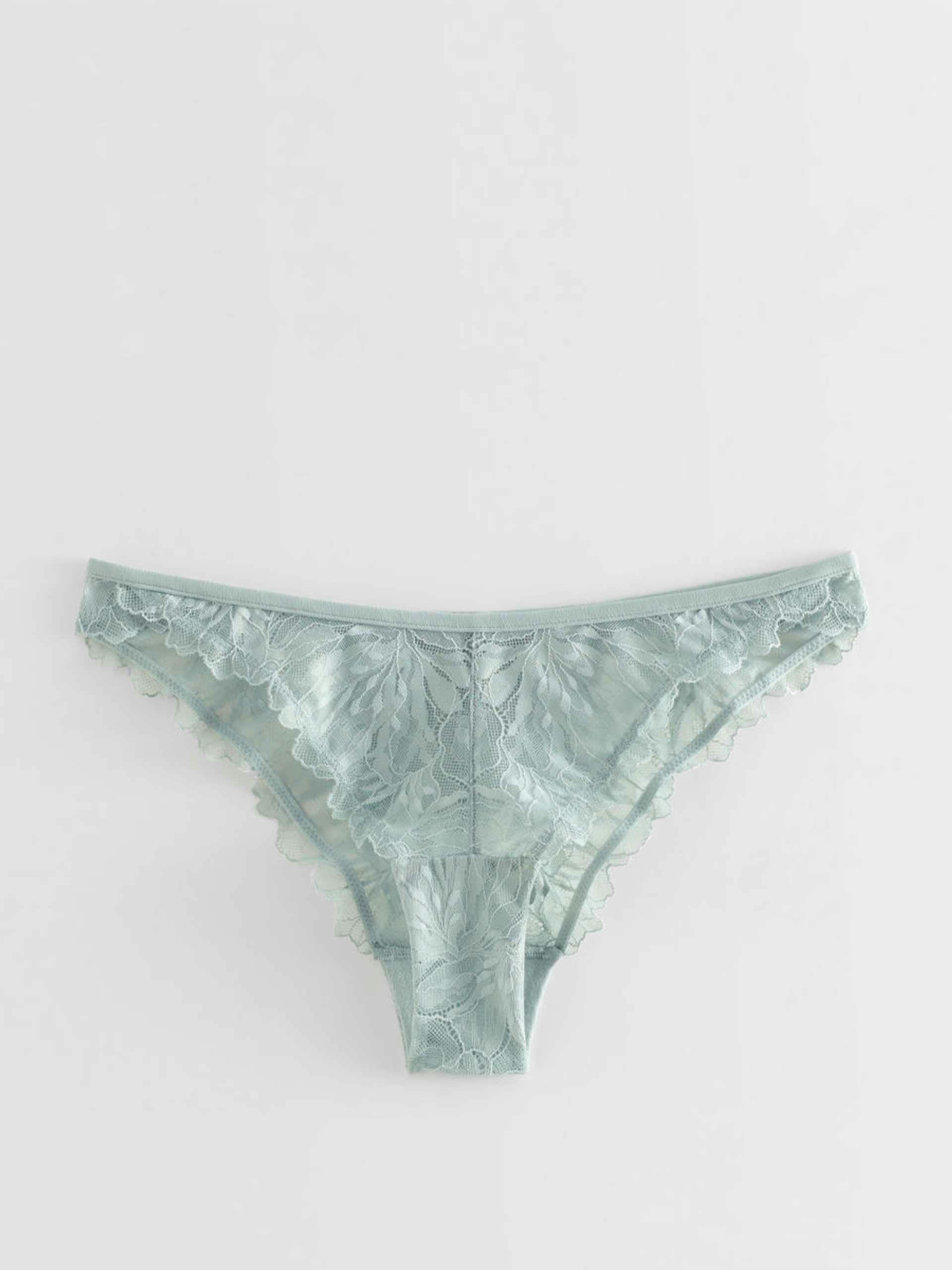 Light green lace knickers