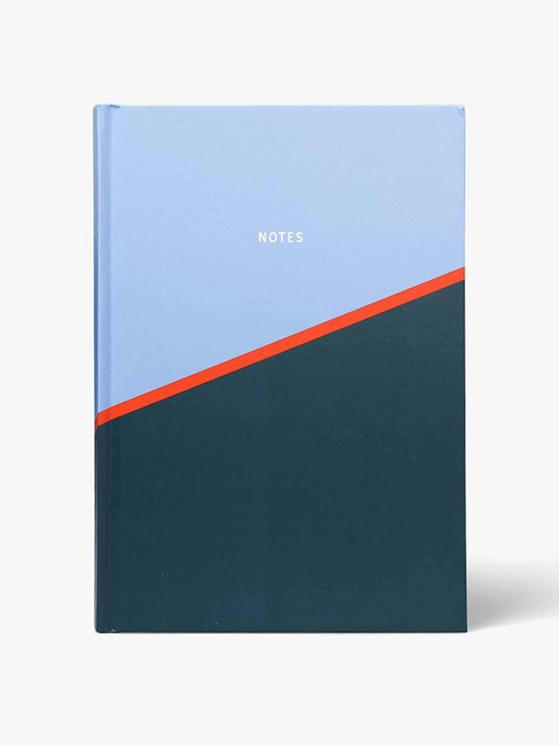 Navy ruled notebook
