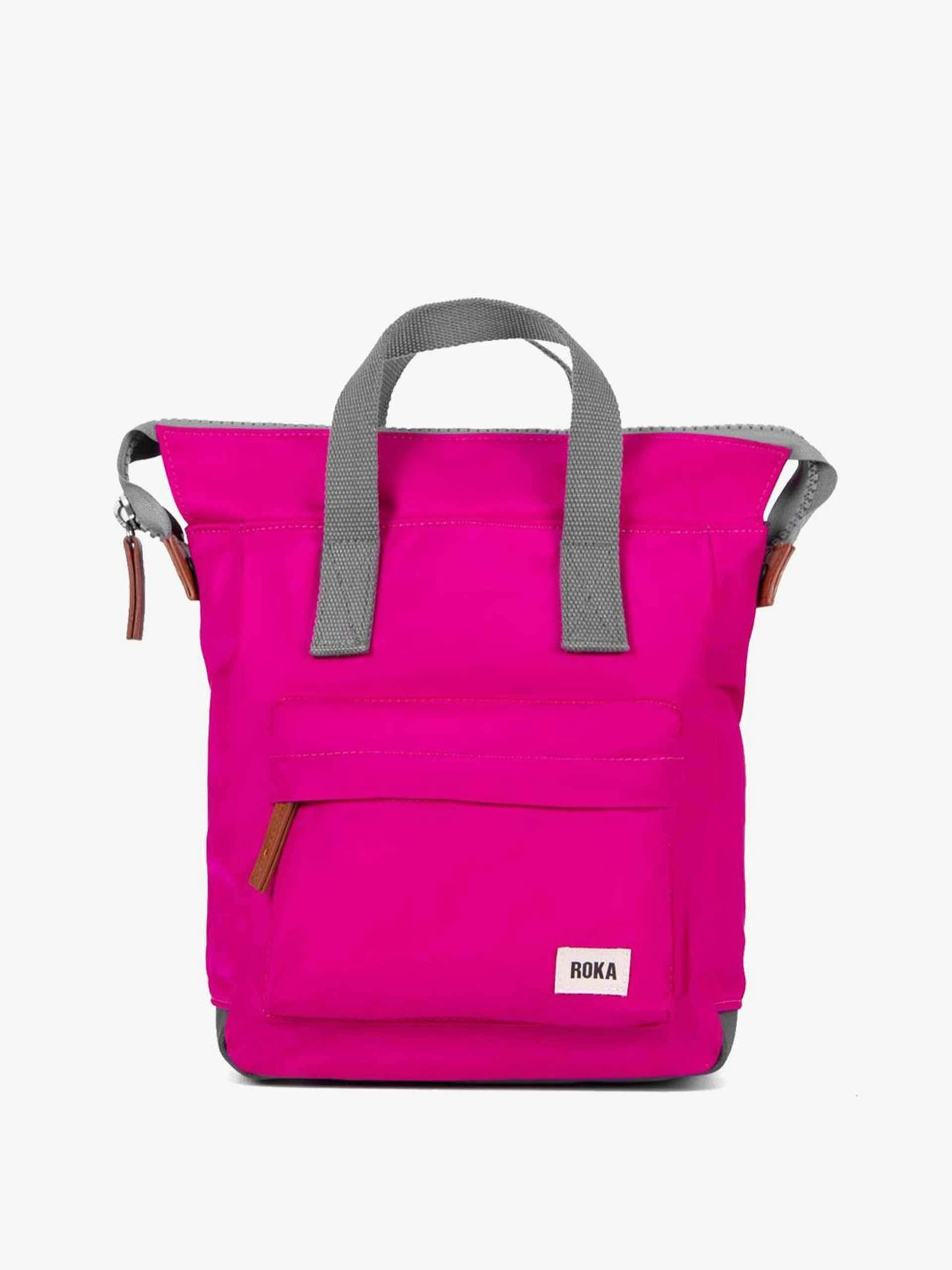 Small candy-pink Roka backpack