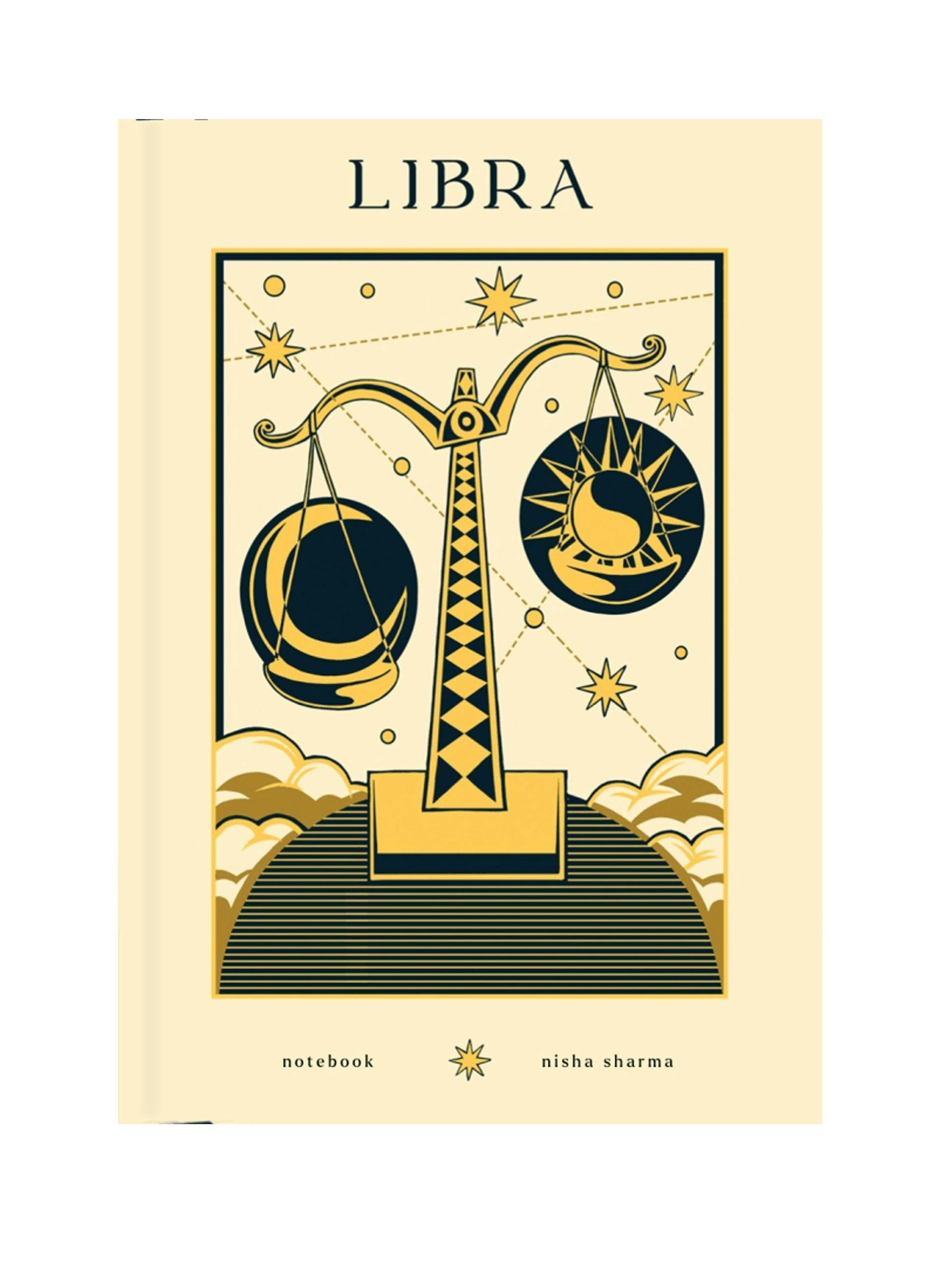 Libra design zodiac notebook