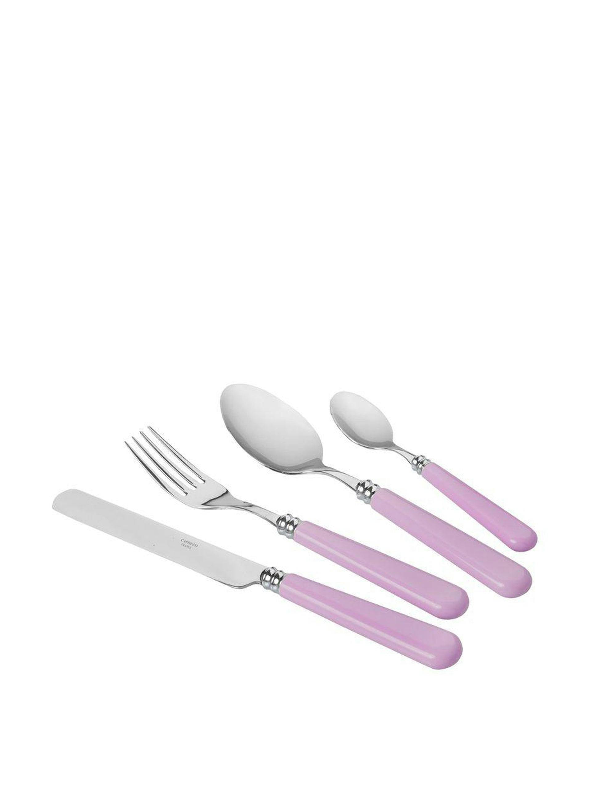 Pink cutlery (6-piece set)