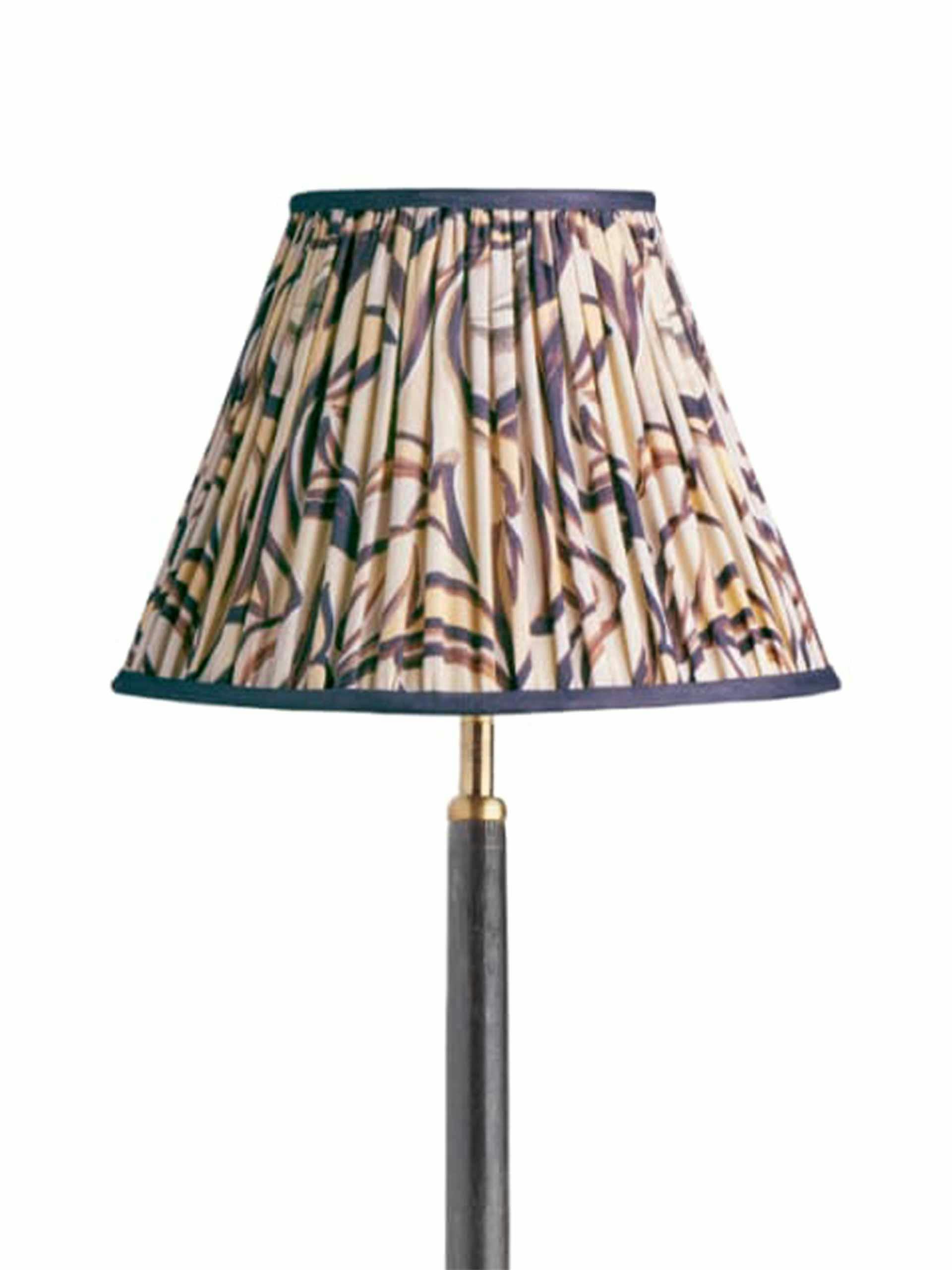 Straight empire lampshade in disco zebra