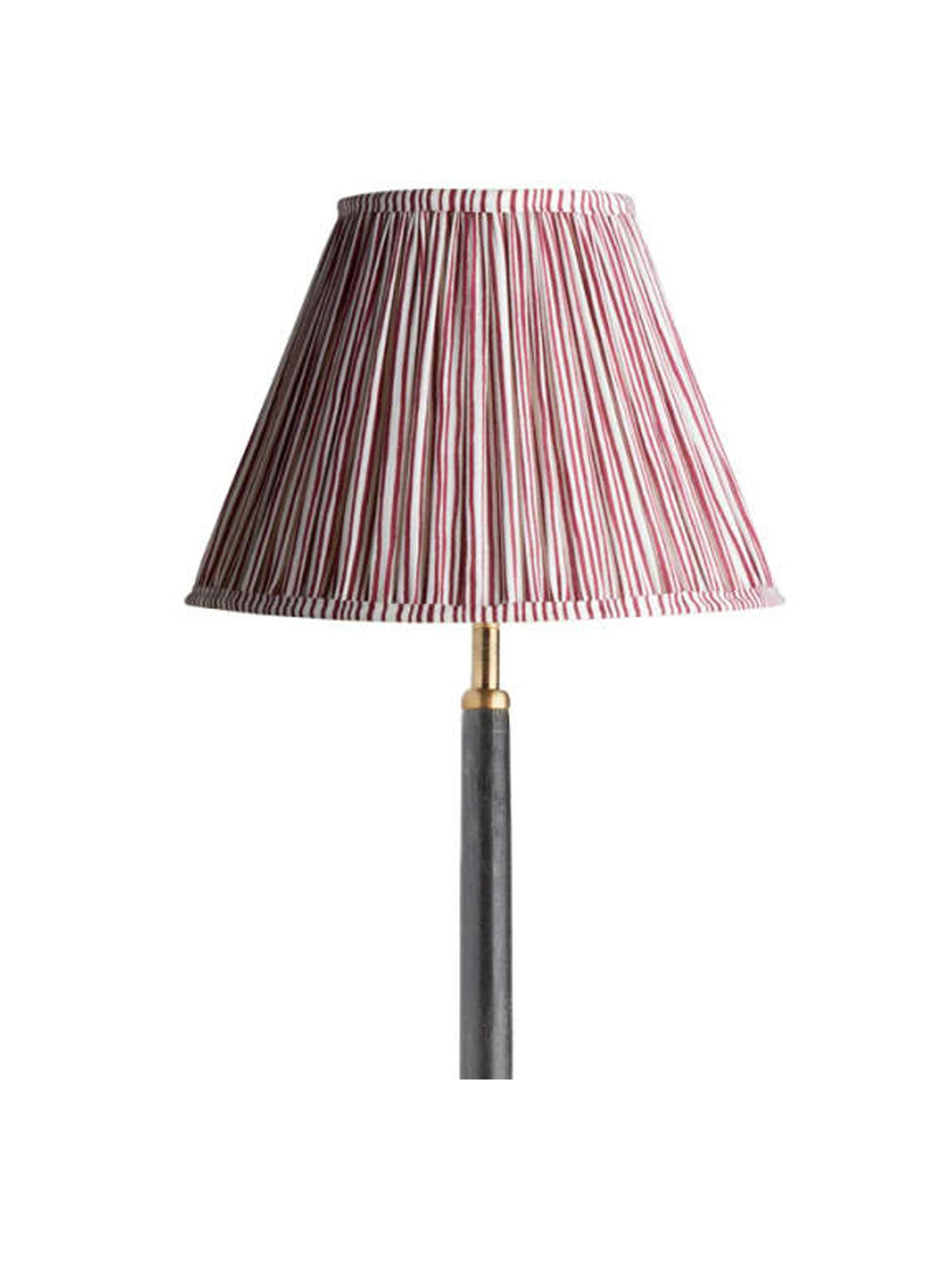 25cm empire shade in ruby candy stripe