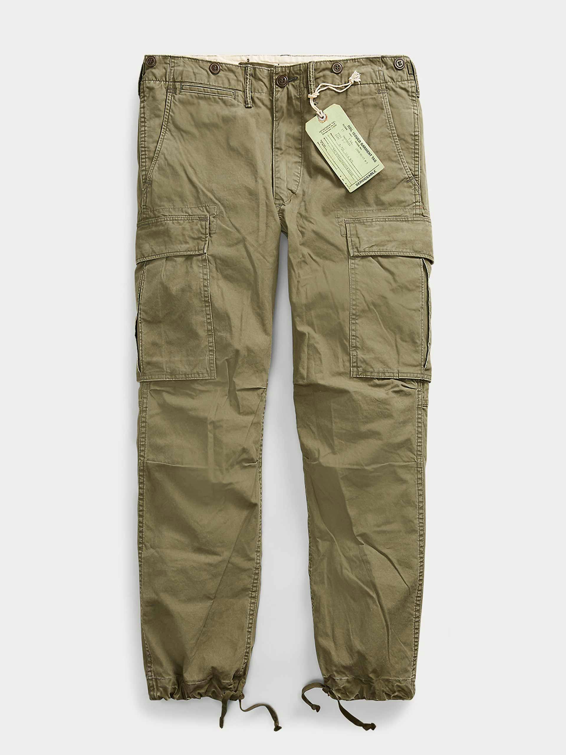 Poplin cargo trousers
