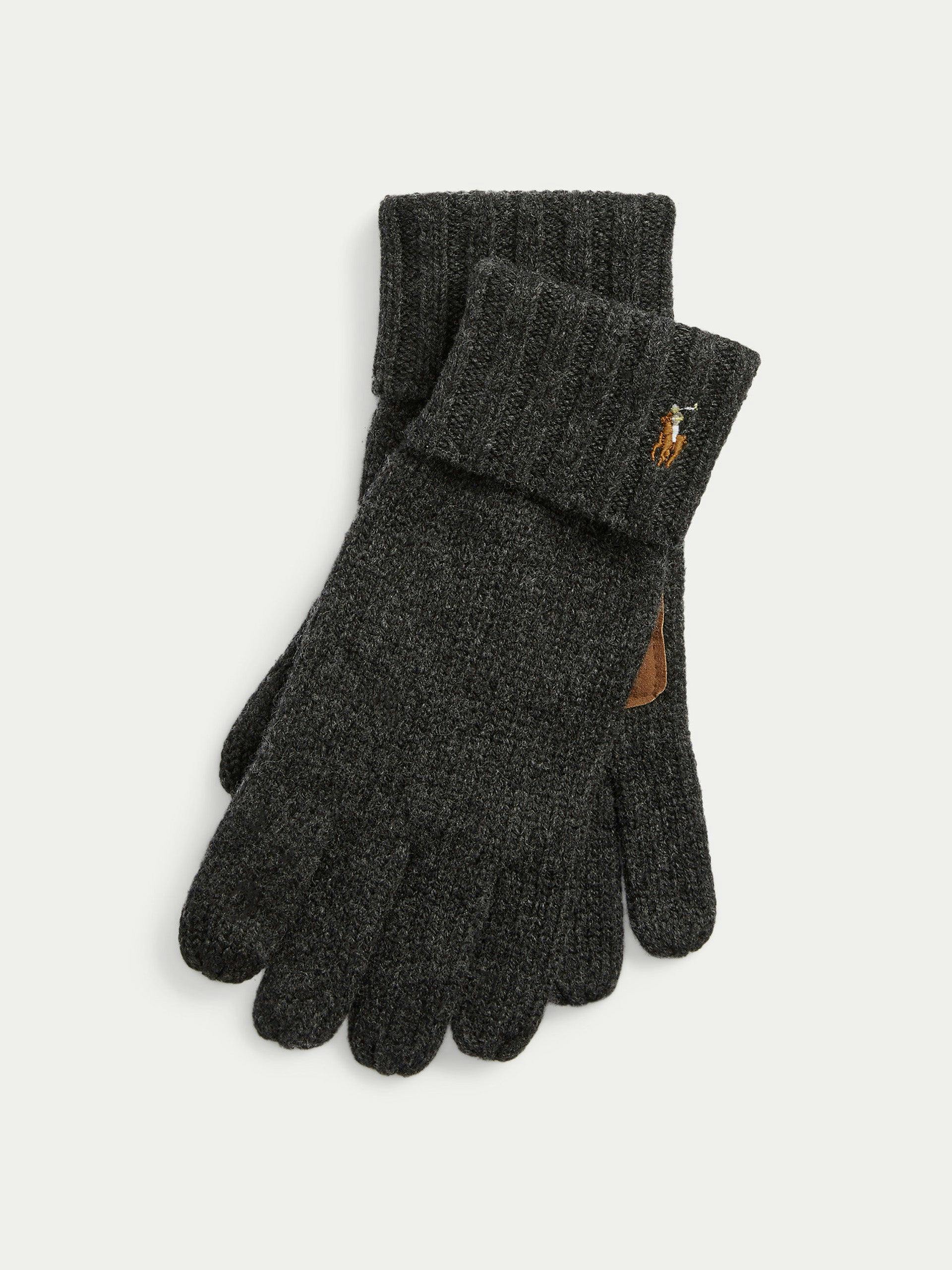 Wool touch screen gloves