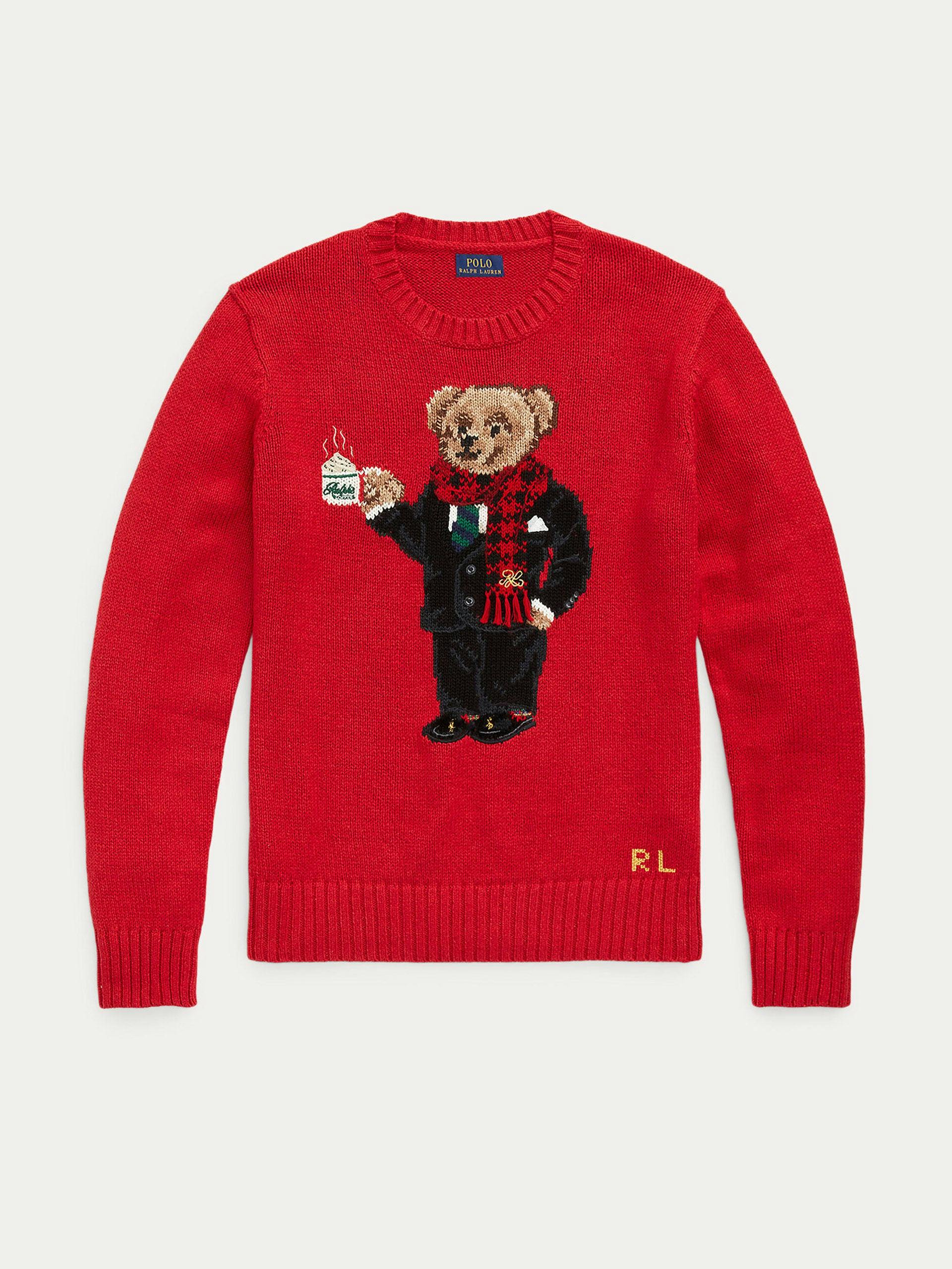 Polo bear with coffee jumper