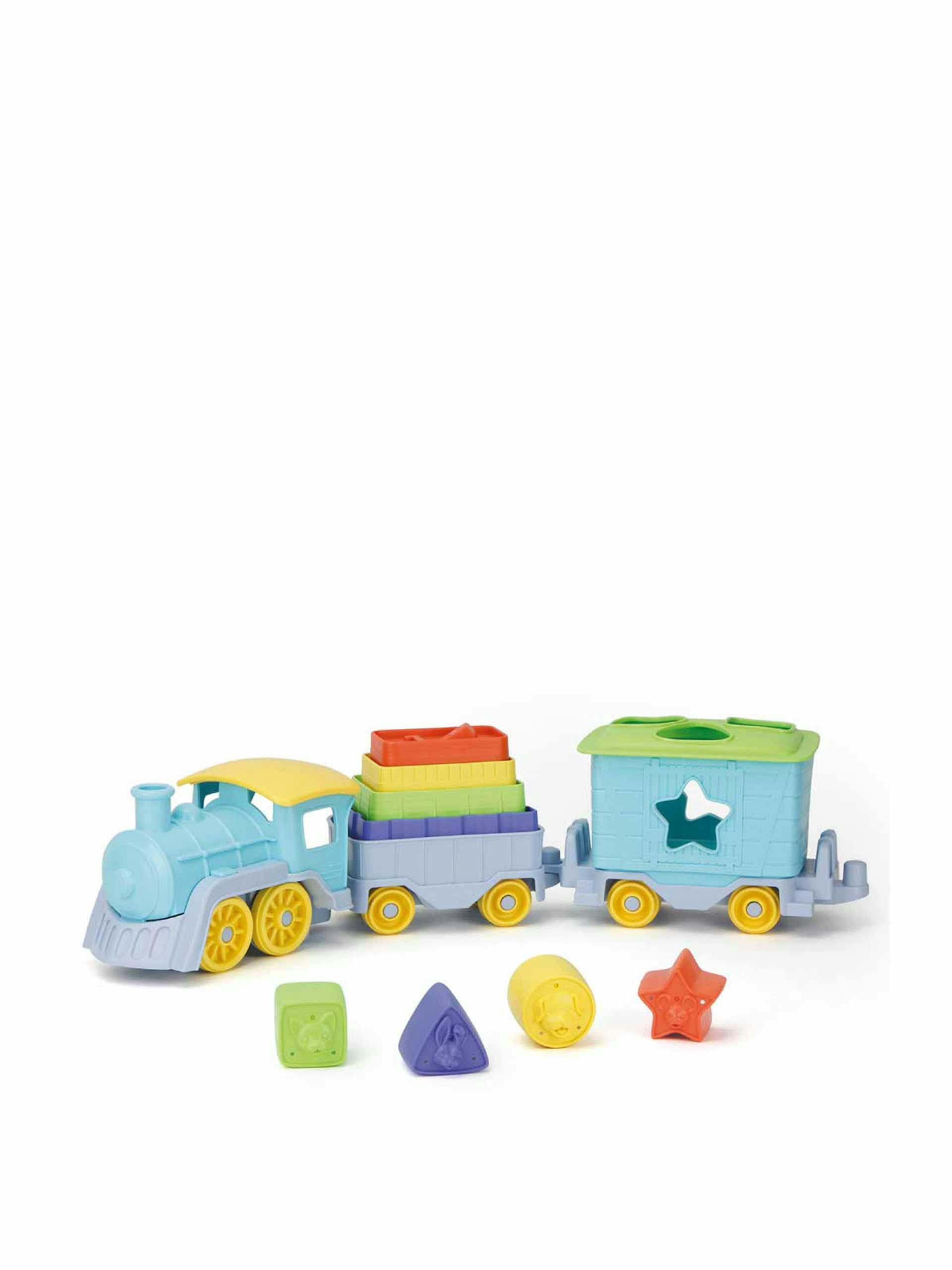 Stack and sort train toy