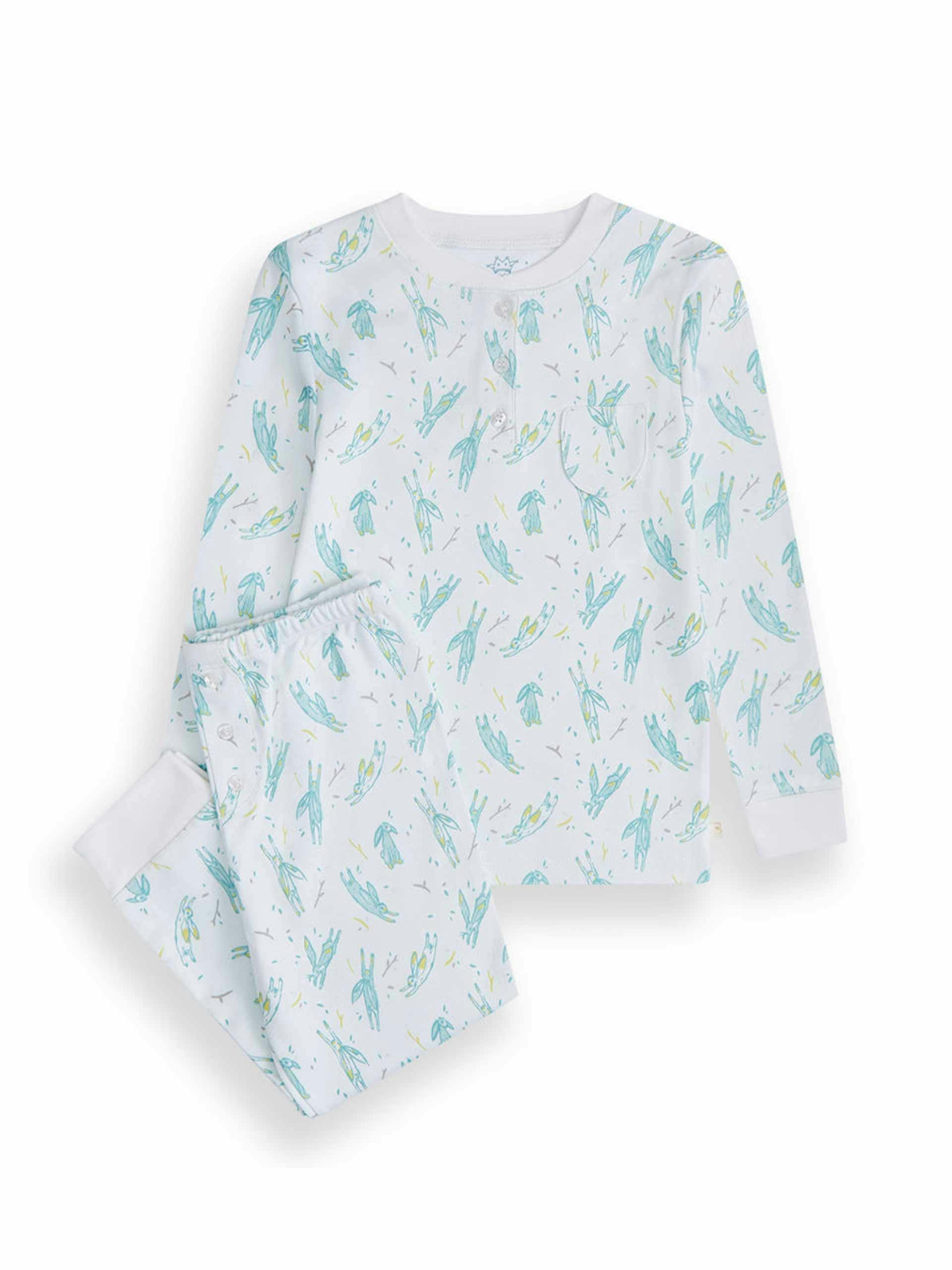 Bunny print pyjama set