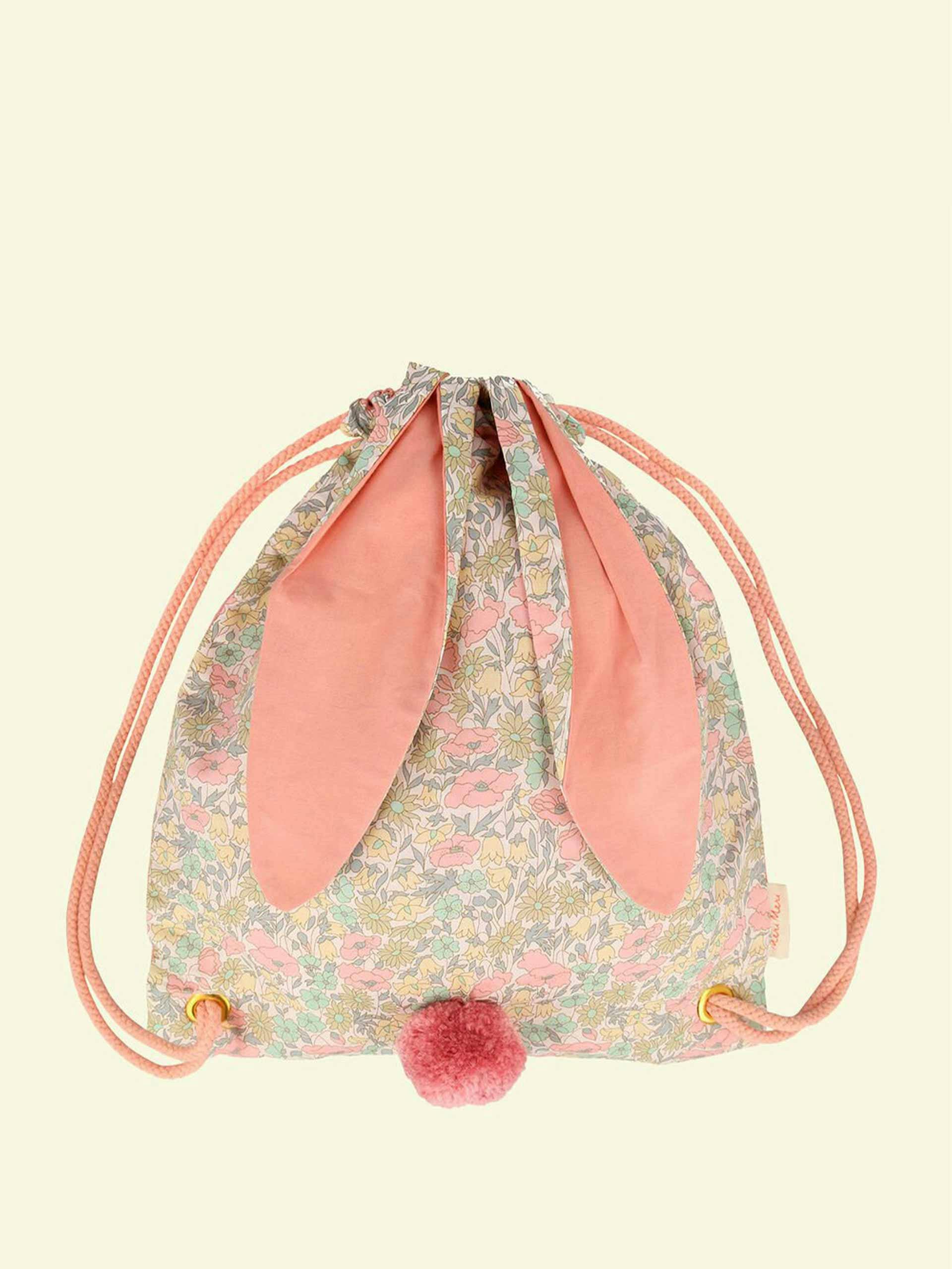 Floral bunny backpack