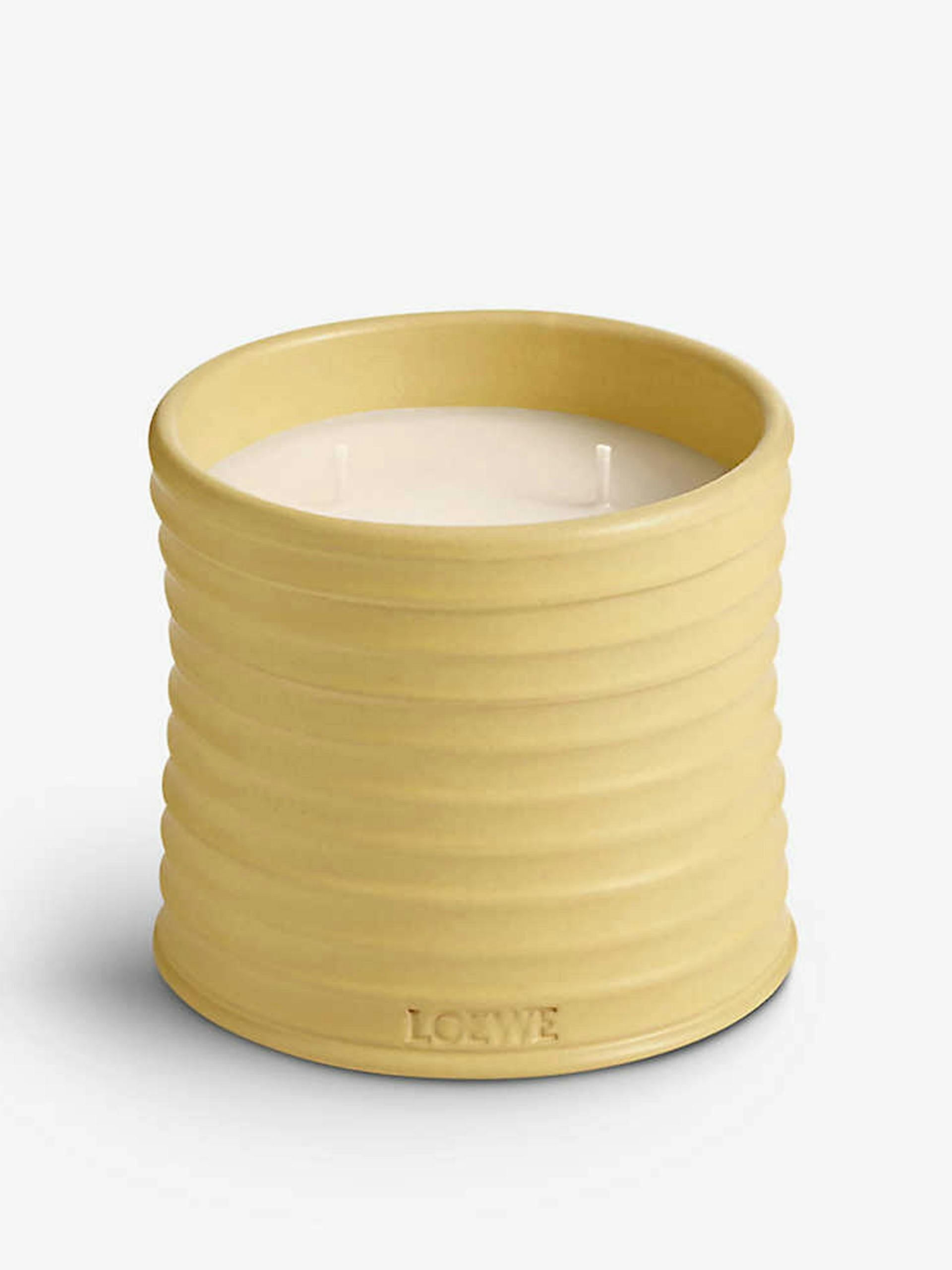 Honeysuckle scented double-wick candle