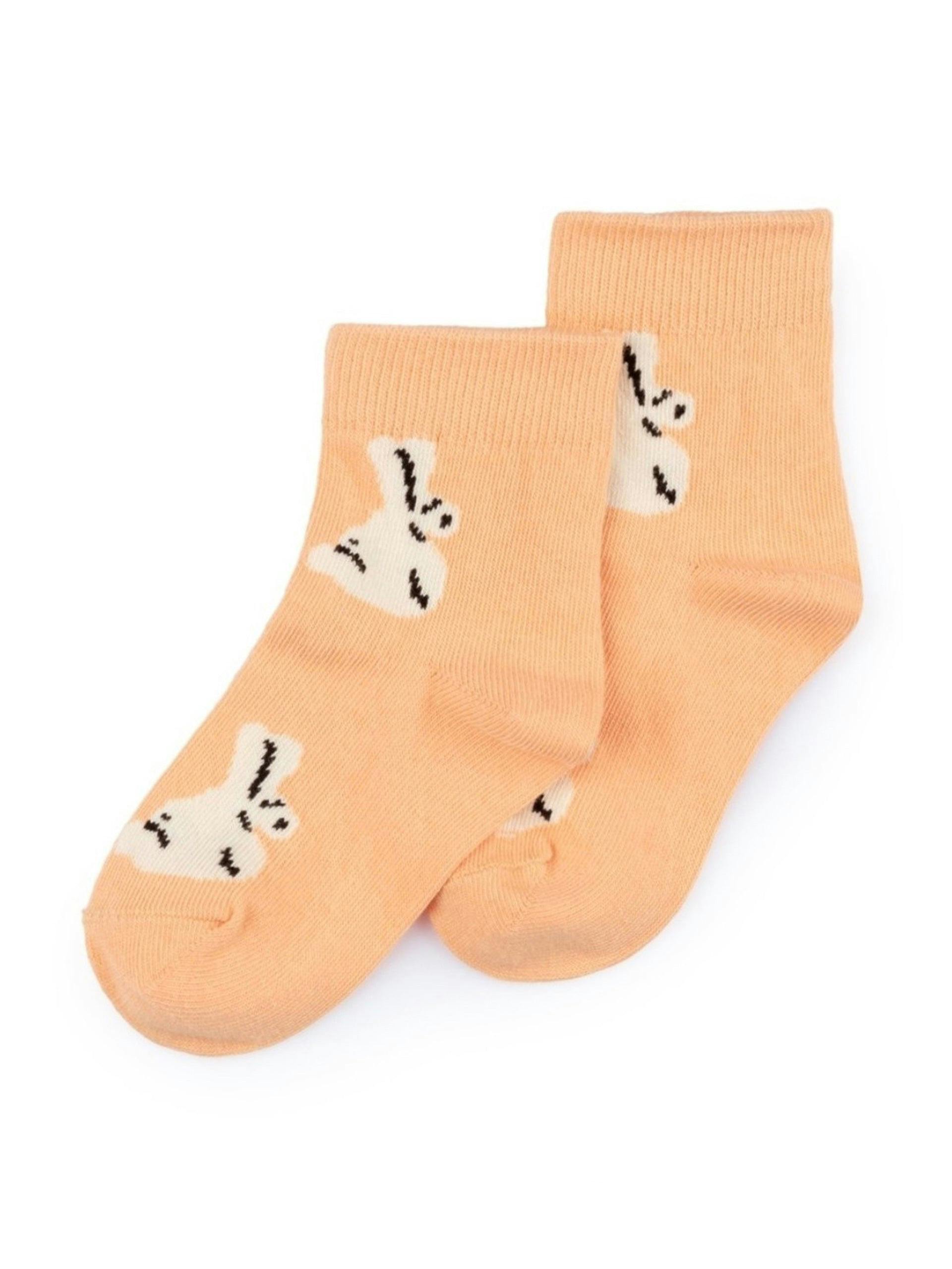 Melon bunny socks