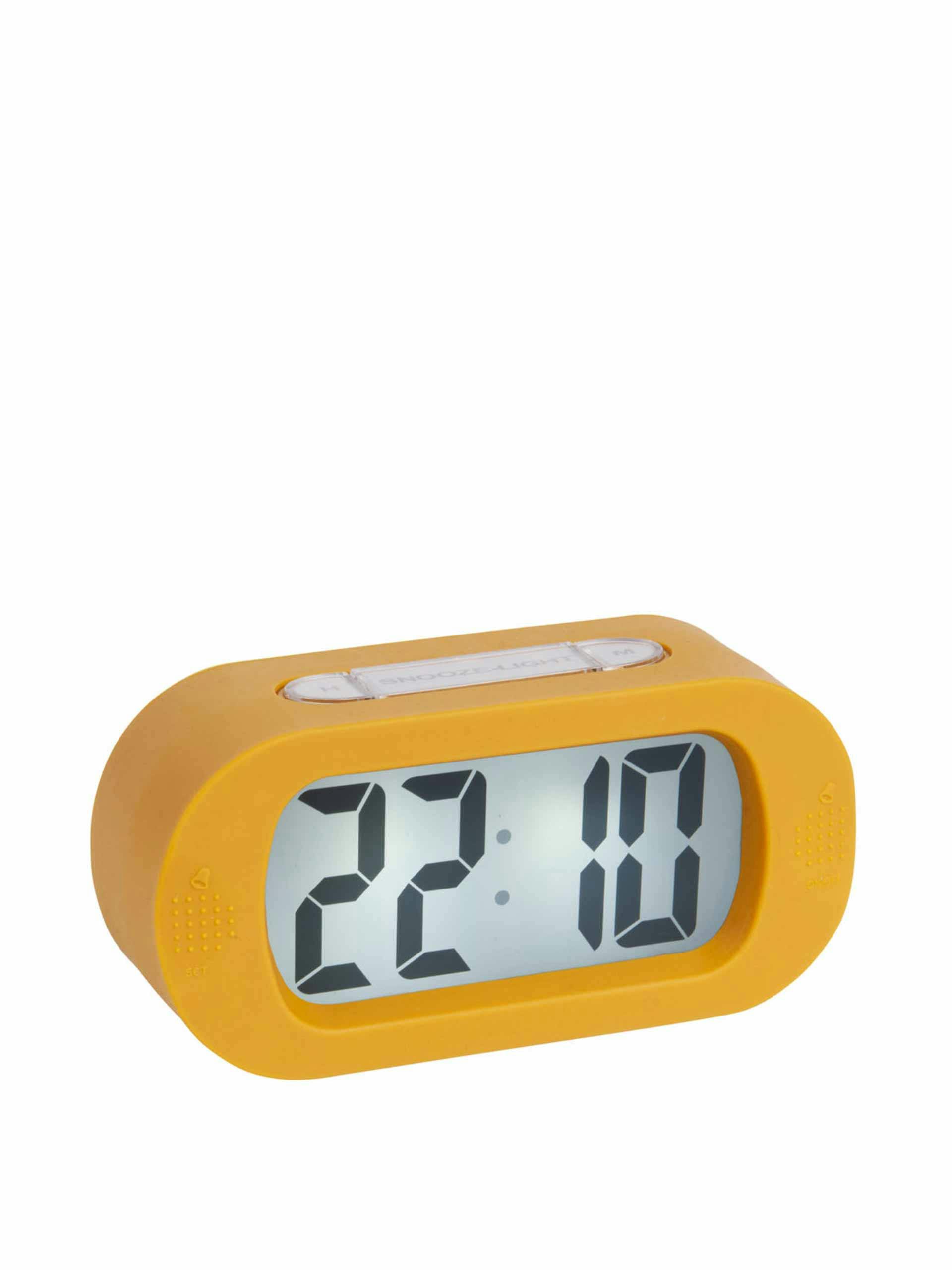 Mustard gummy alarm clock