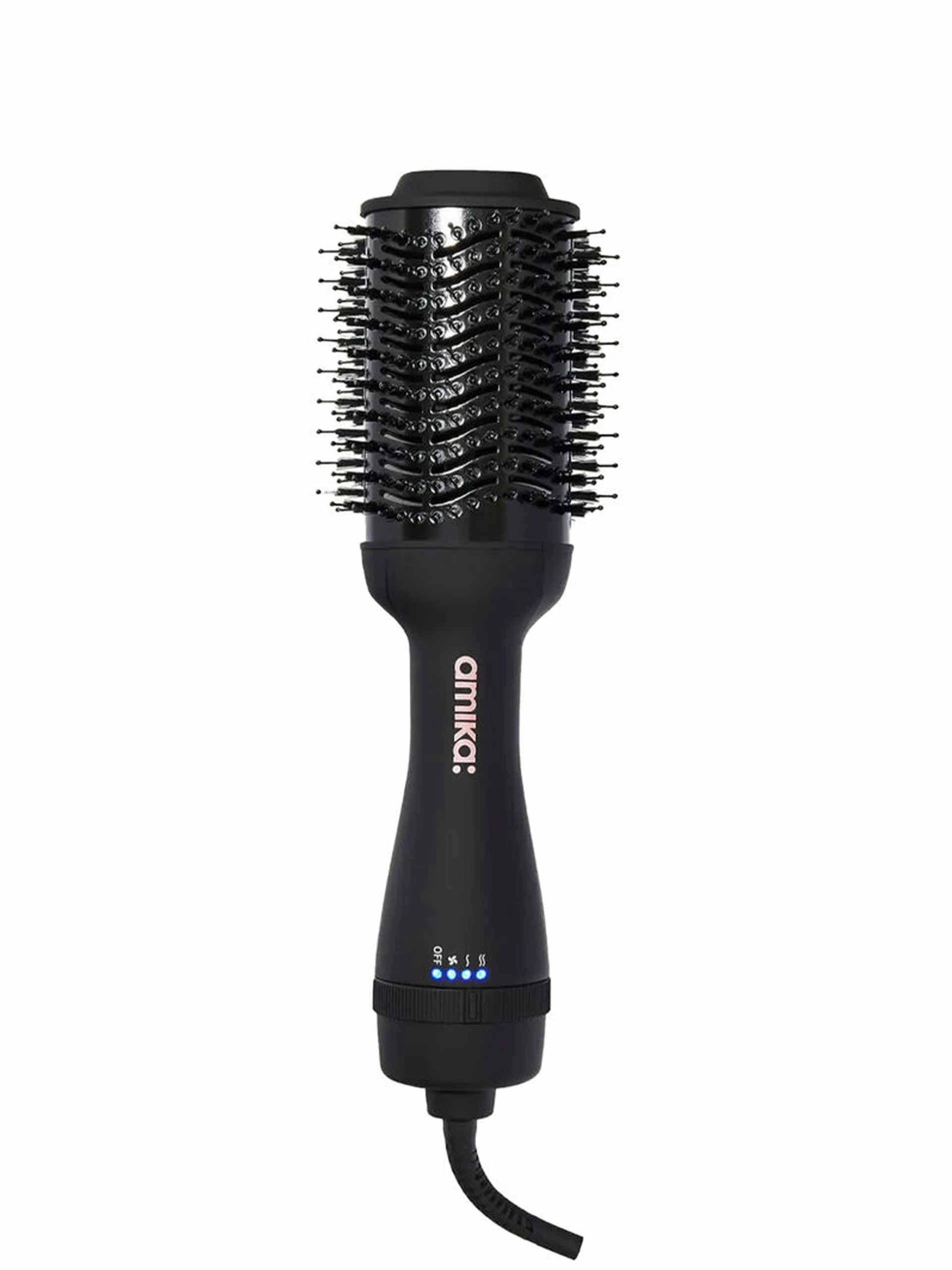 Round hair dryer brush