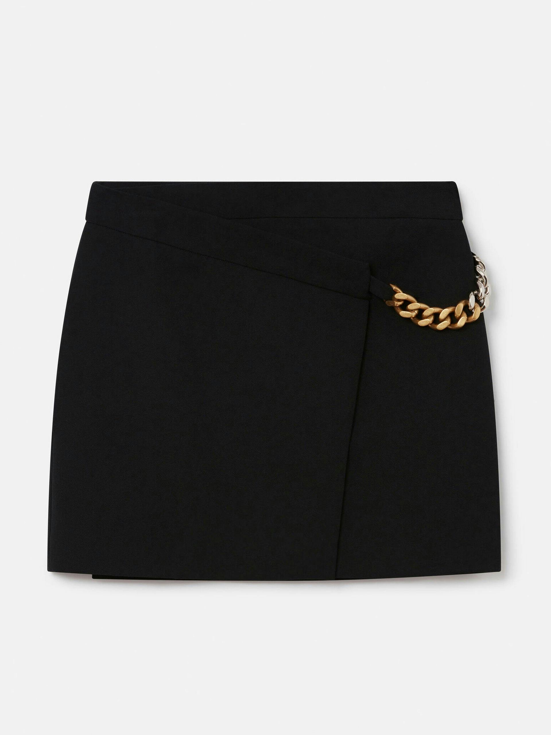 Falabella chain wrap mini skirt