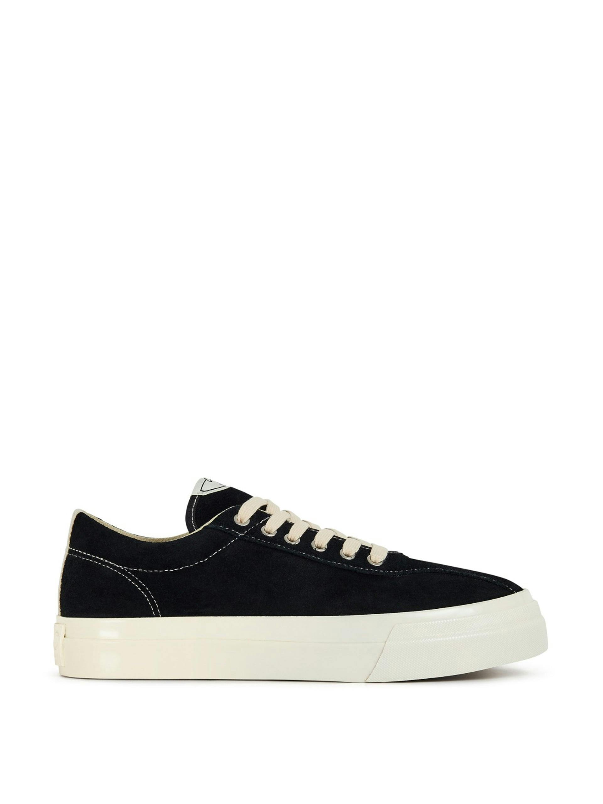 Black suede trainers
