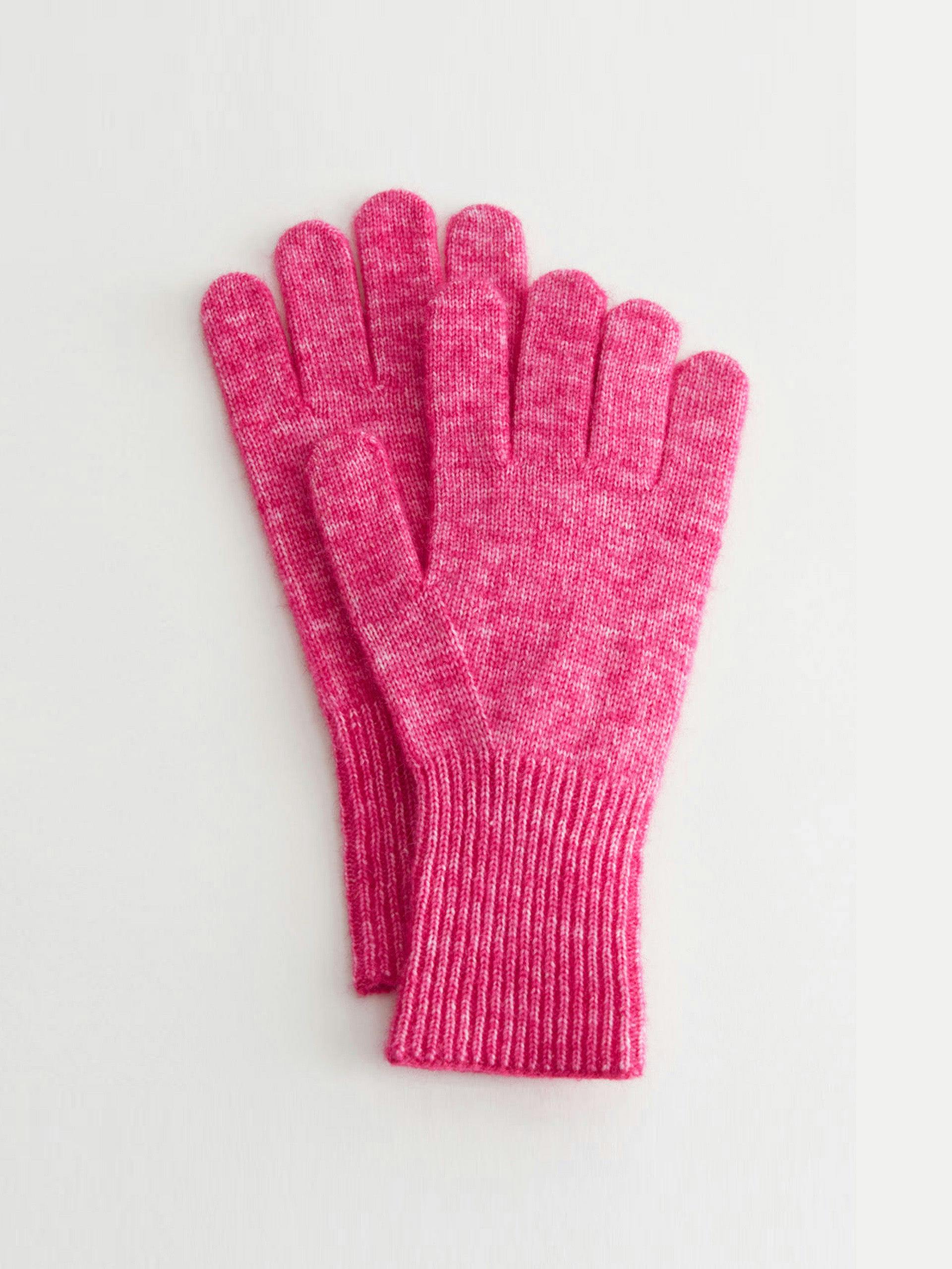 Mohair wool blend gloves