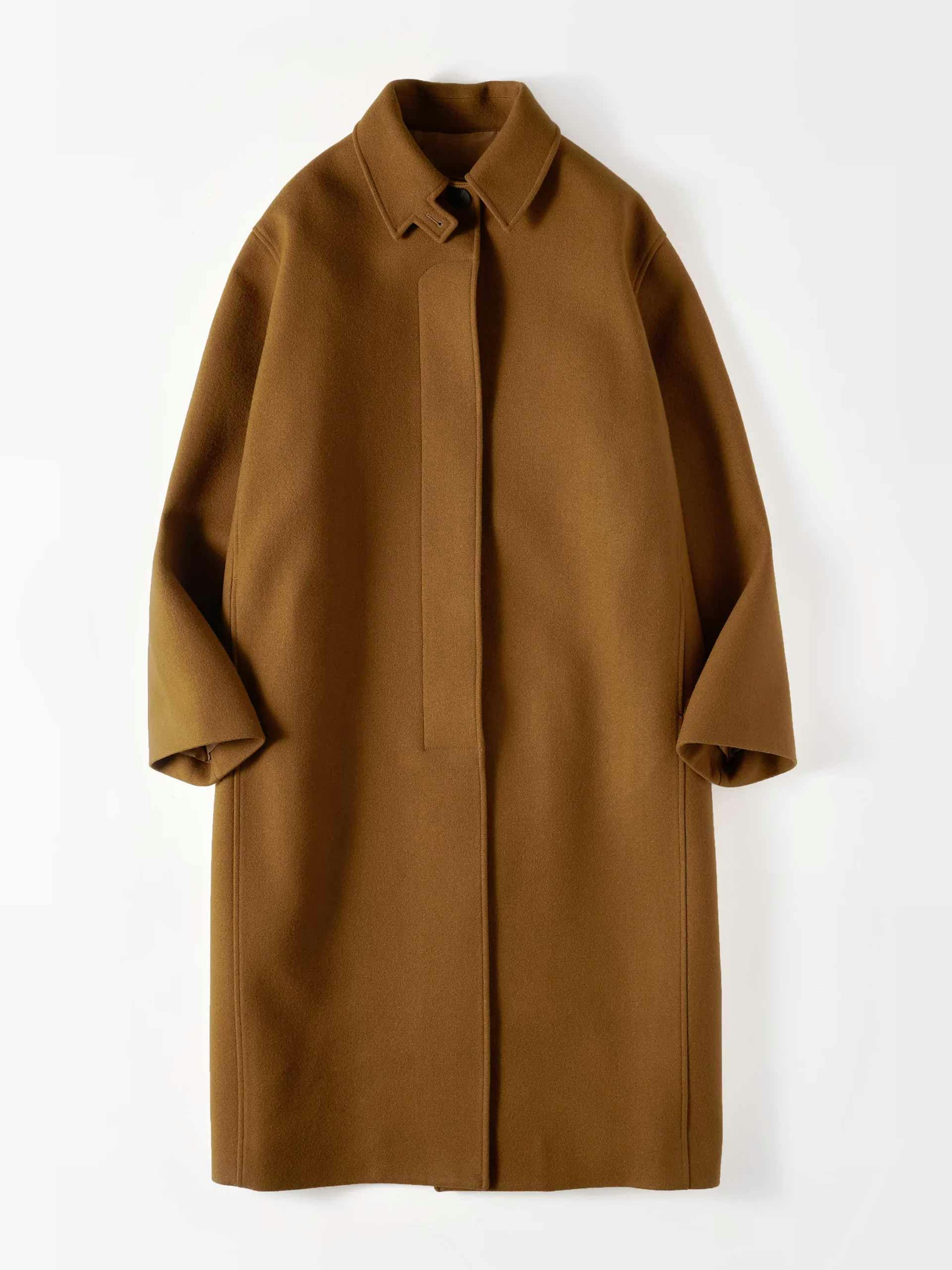 Oversized lined overcoat