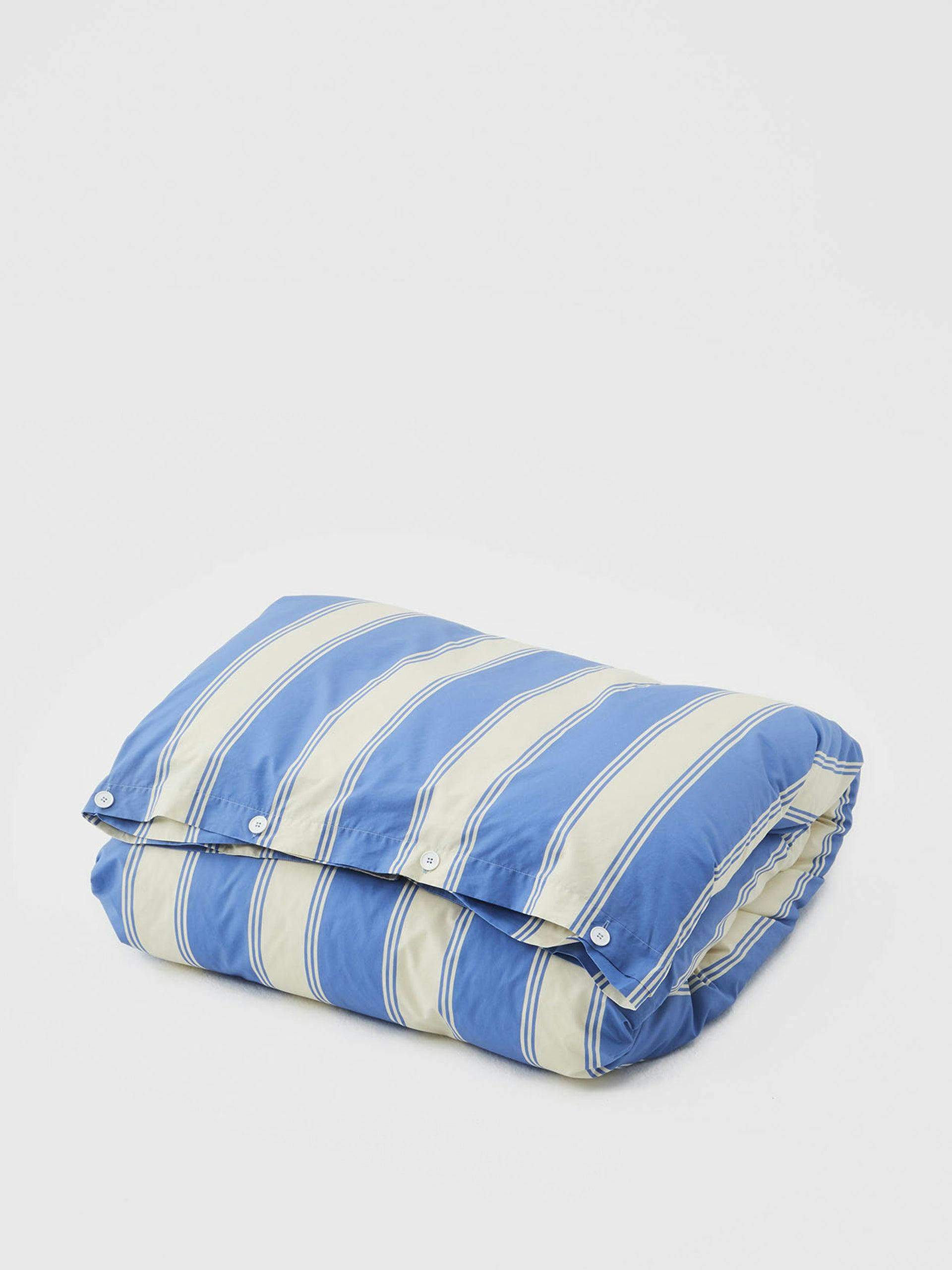 Striped cotton bedding