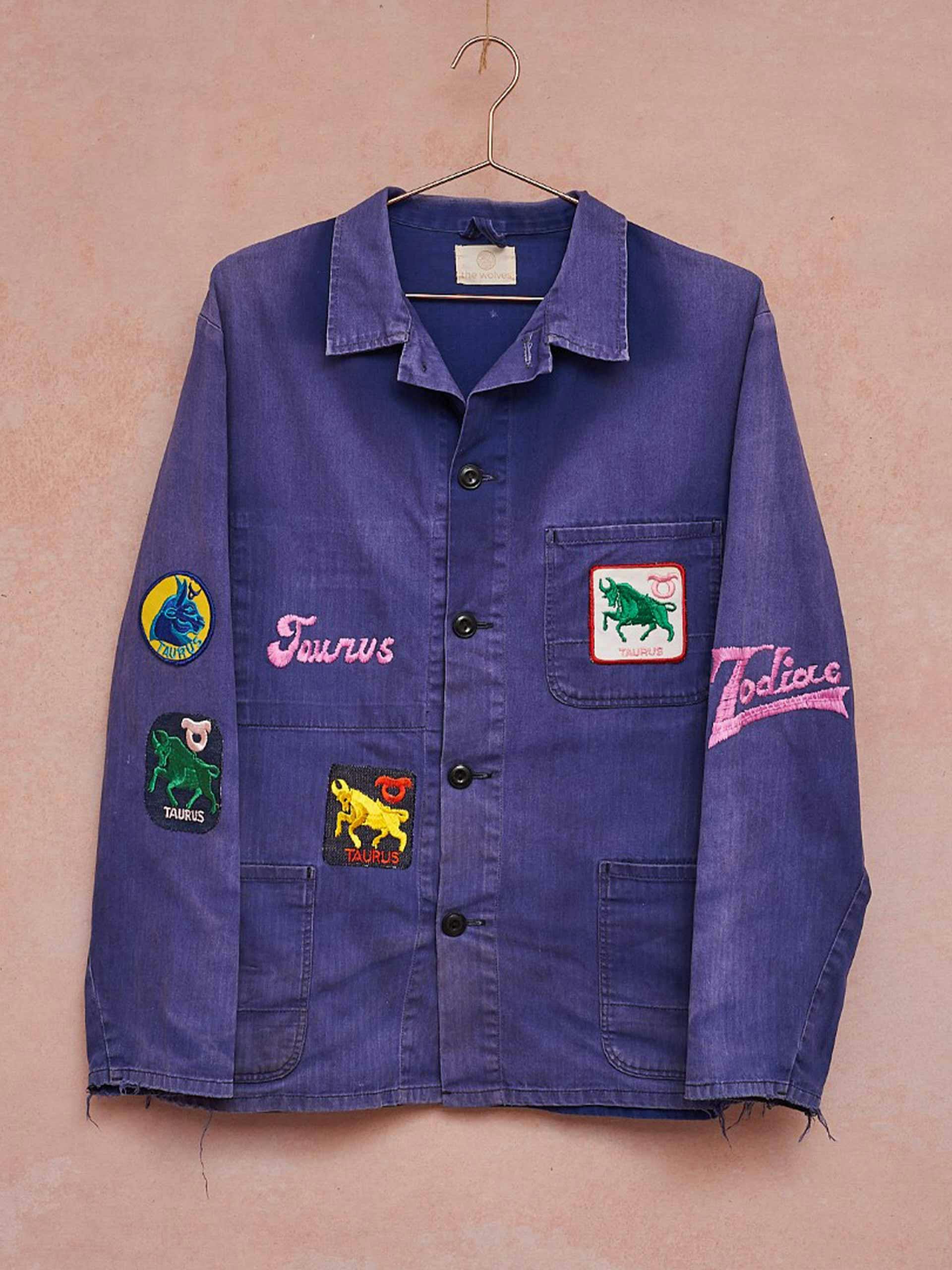 Purple zodiac jacket
