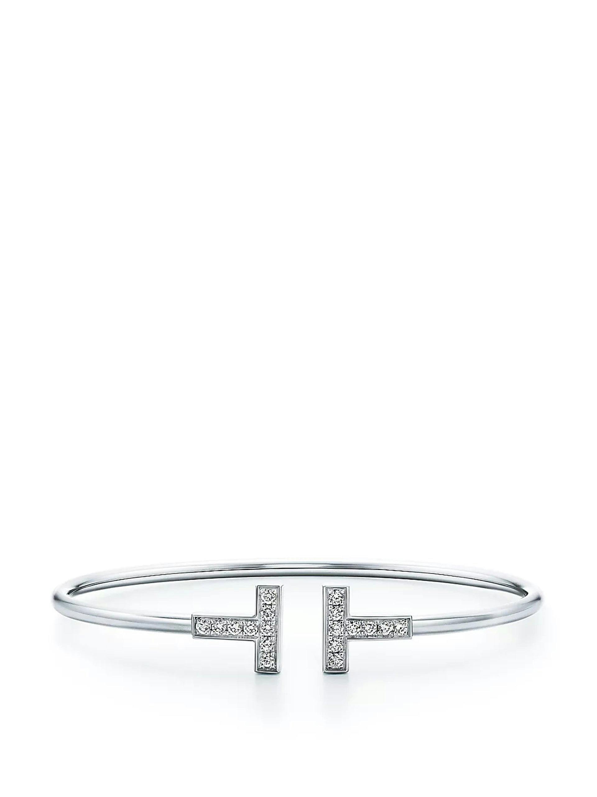 Diamond wire bracelet