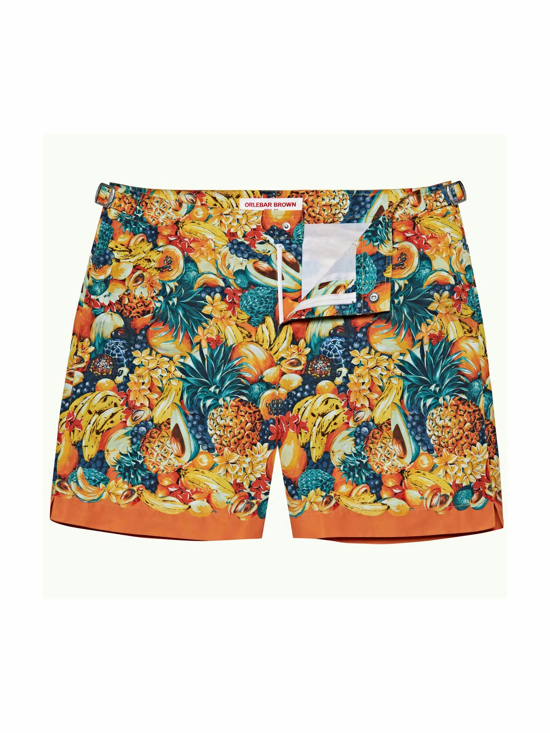 Club tropicana printed swim shorts