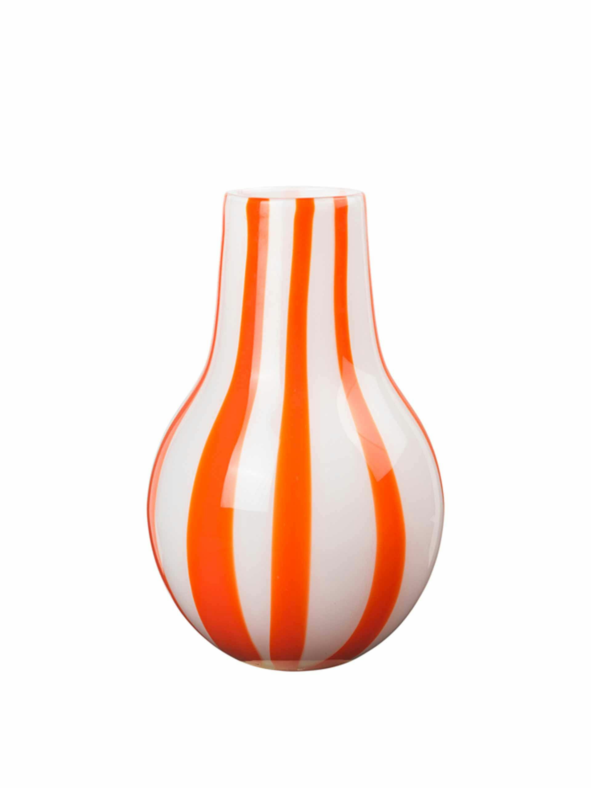 Ada stripe pumpkin vase
