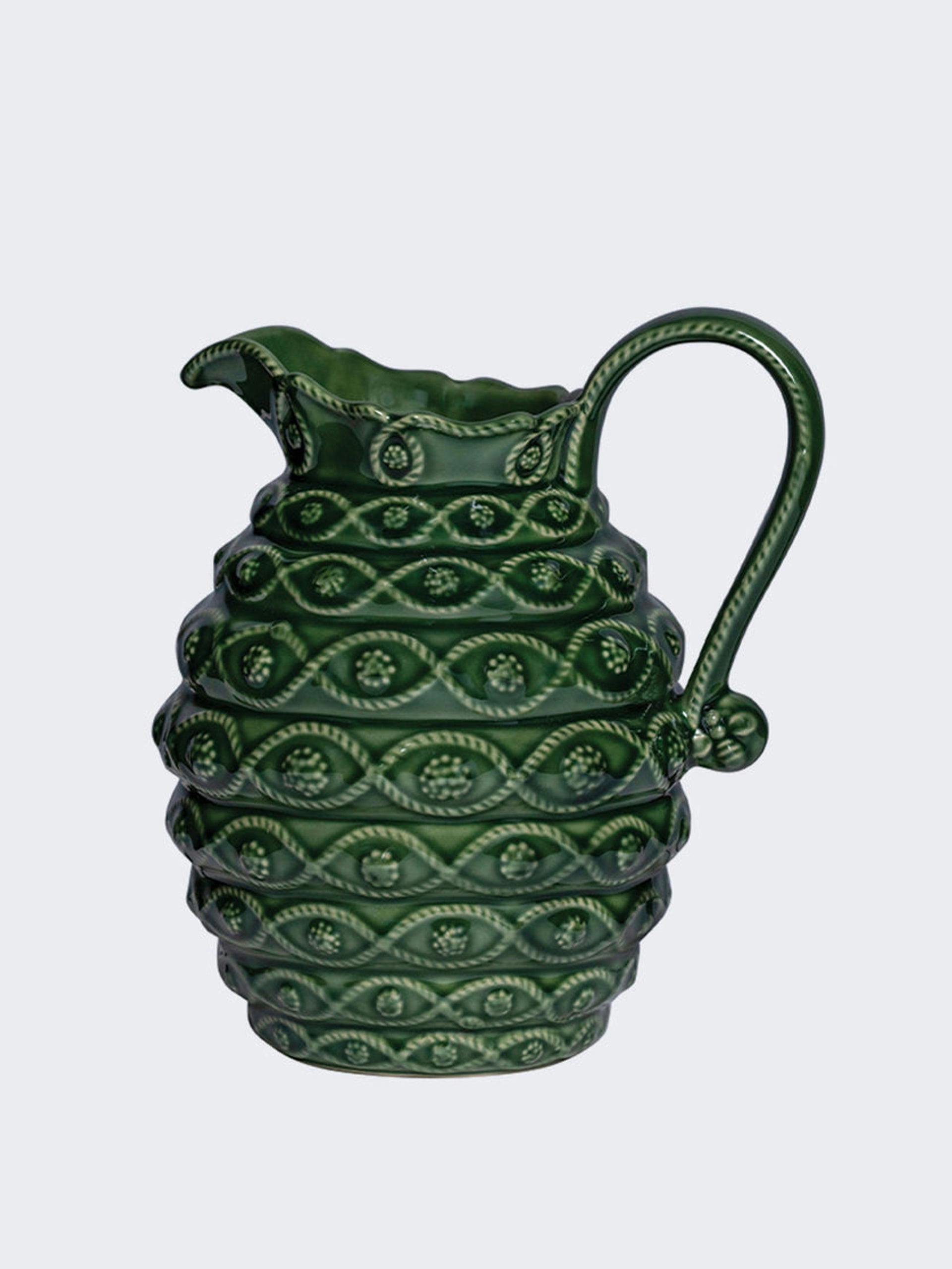 Dark green jug