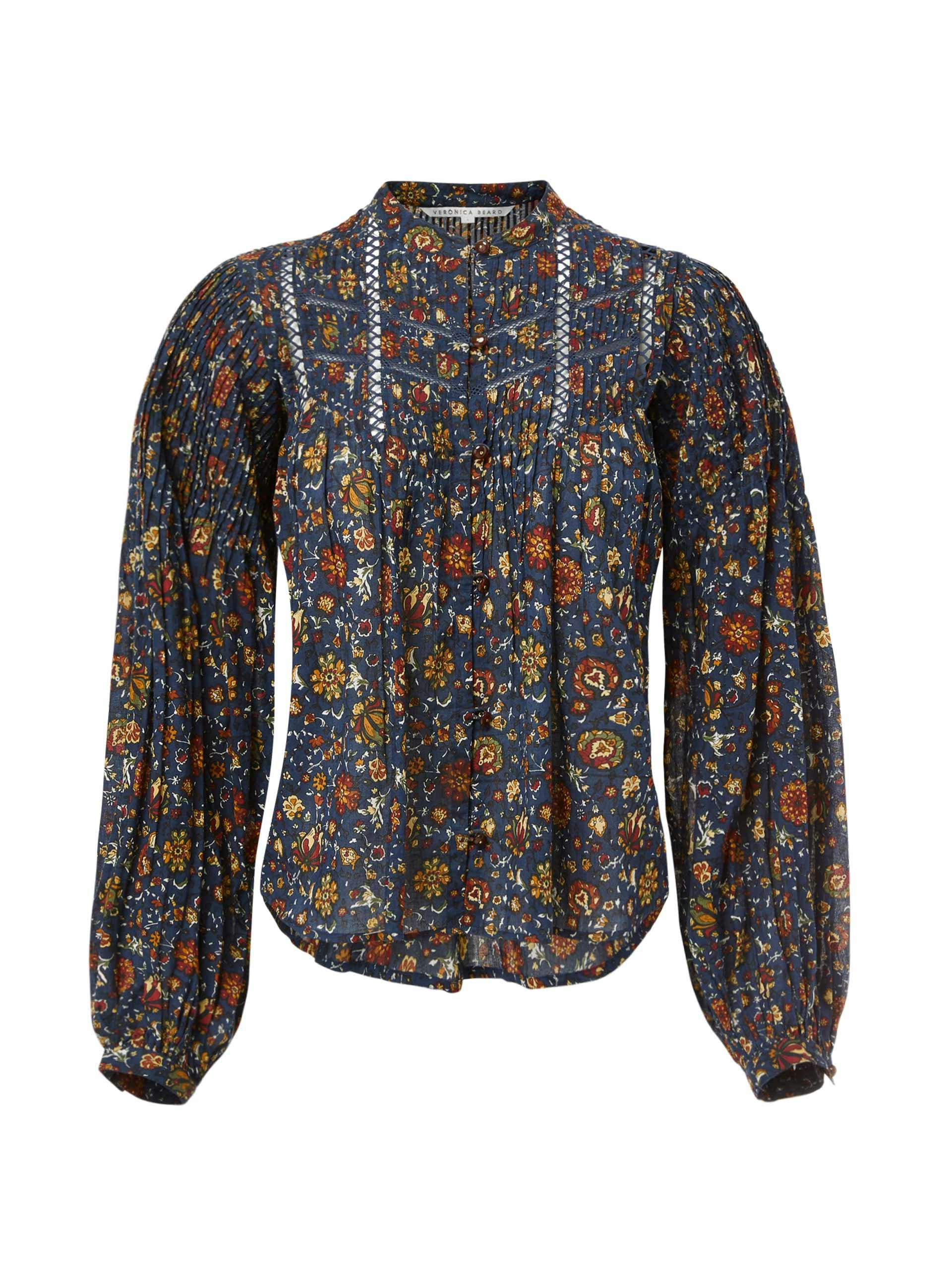 Sherwood vine-floral blouse