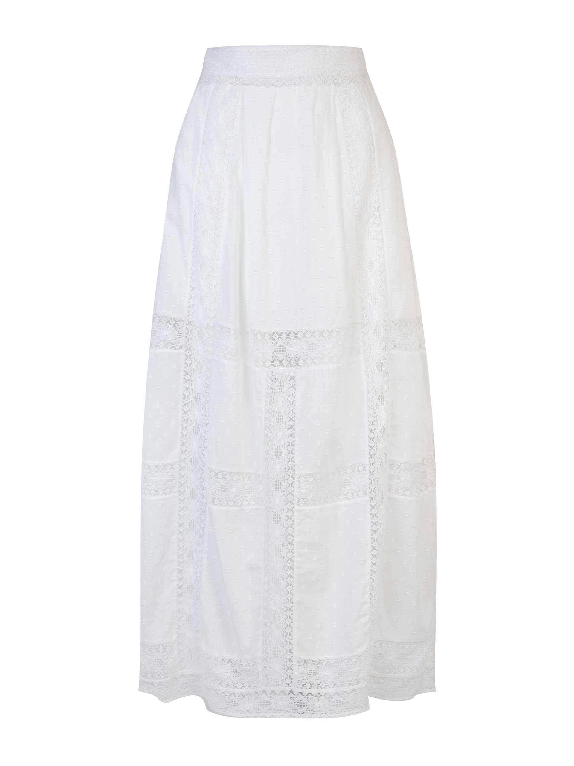 White sonia skirt
