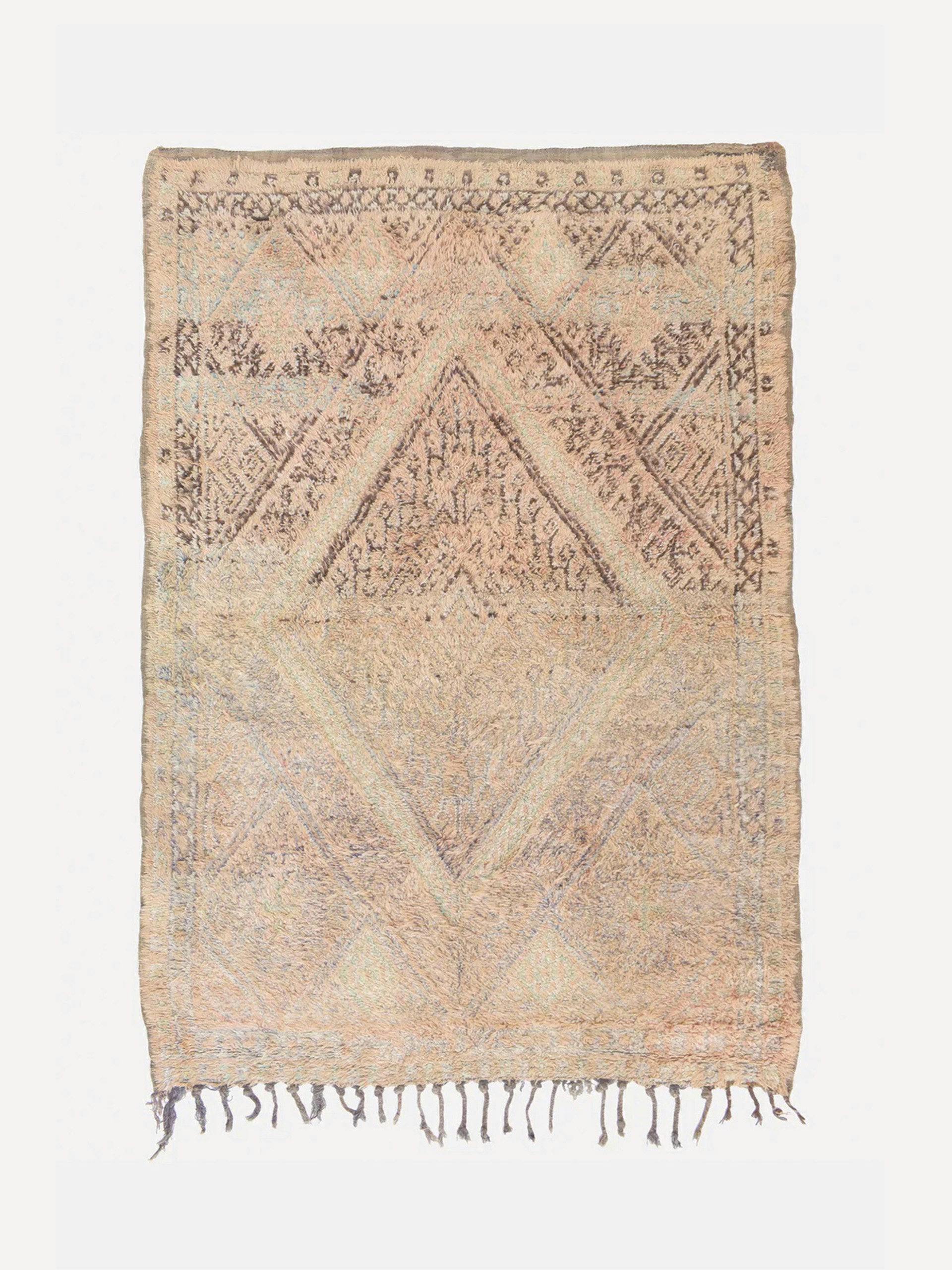 Beni M'guild vintage handwoven rug