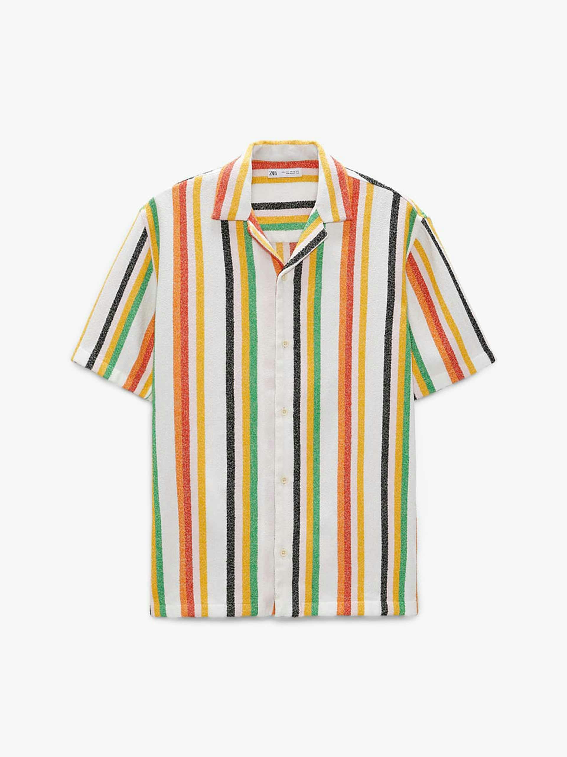 Multi striped textured shirt