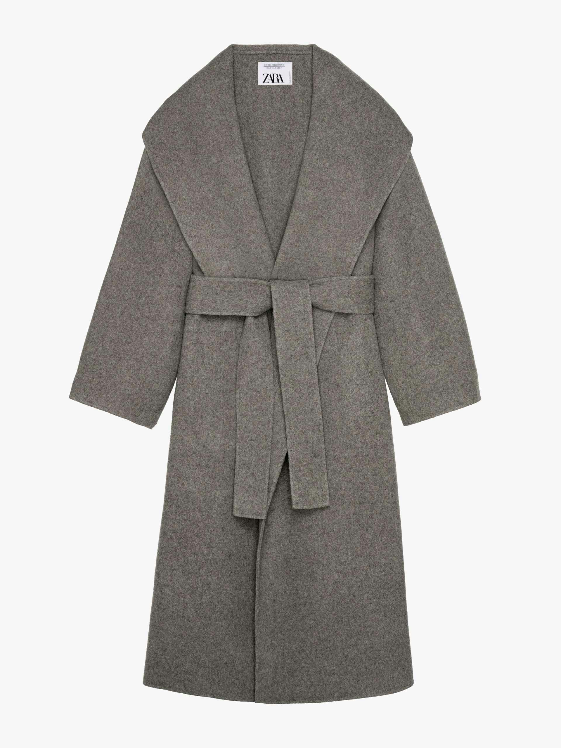 Wool and cashmere blend coat
